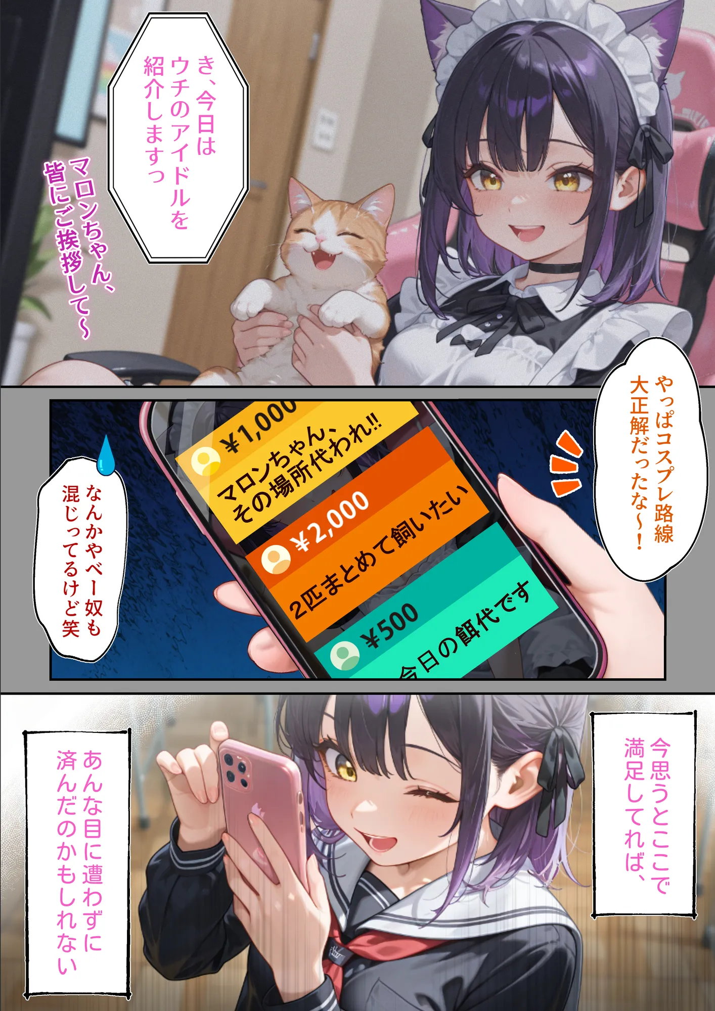 わからせ性教育〜大人しい清楚系J◯が裏垢配信やってたので、「お仕置き生徒指導」してやった〜 - 14ページ