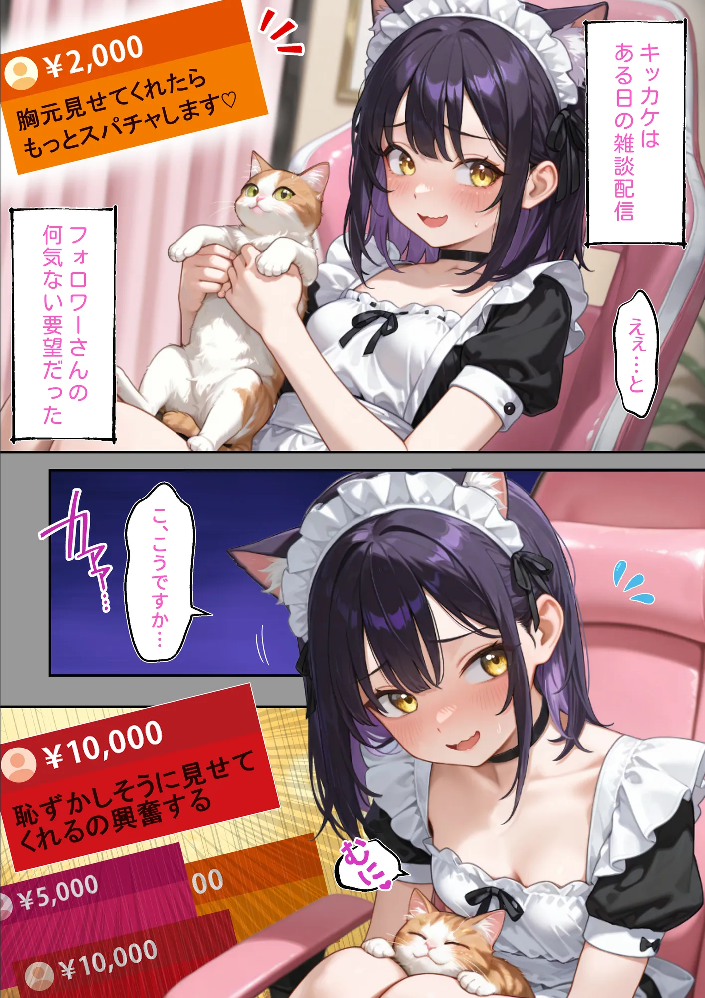 わからせ性教育〜大人しい清楚系J◯が裏垢配信やってたので、「お仕置き生徒指導」してやった〜 - 15ページ