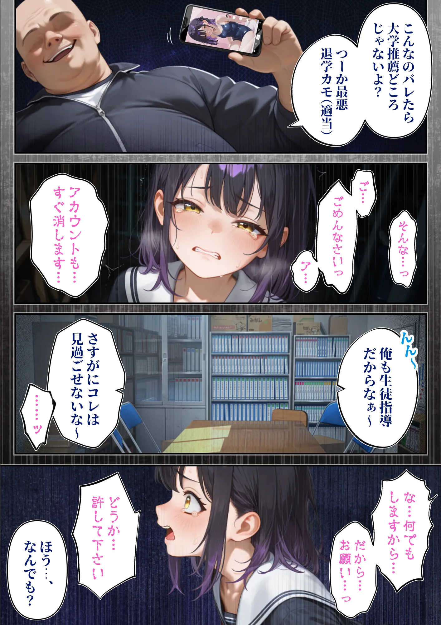 わからせ性教育〜大人しい清楚系J◯が裏垢配信やってたので、「お仕置き生徒指導」してやった〜 - 24ページ