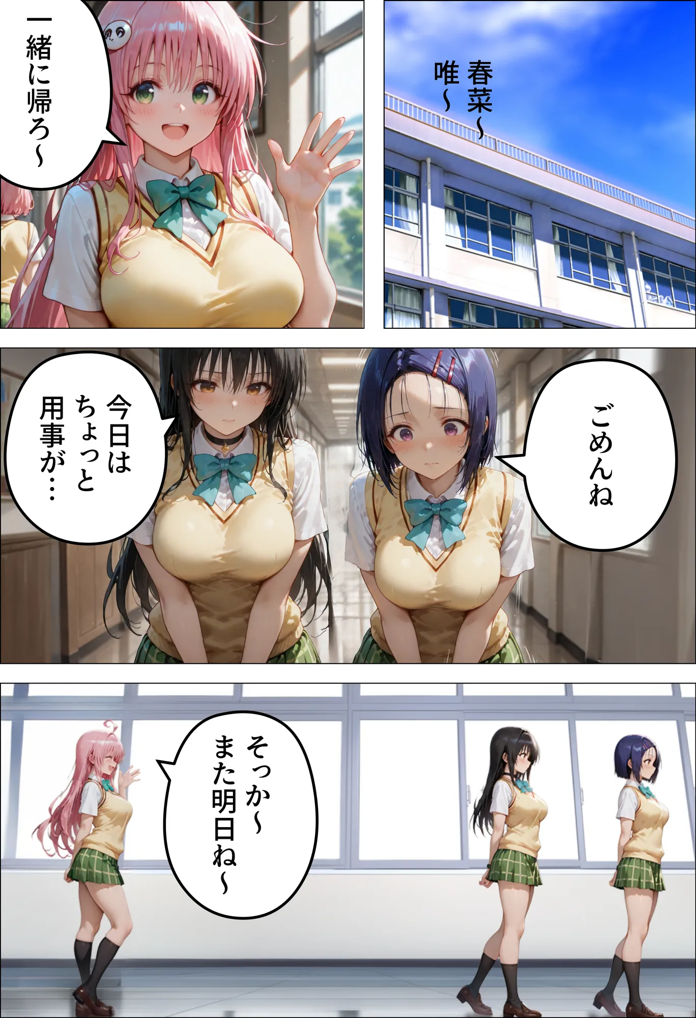 催●種付け学園 緊縛調教ボテ腹肉便器科へようこそ モ〇とラ〇編 - 1ページ