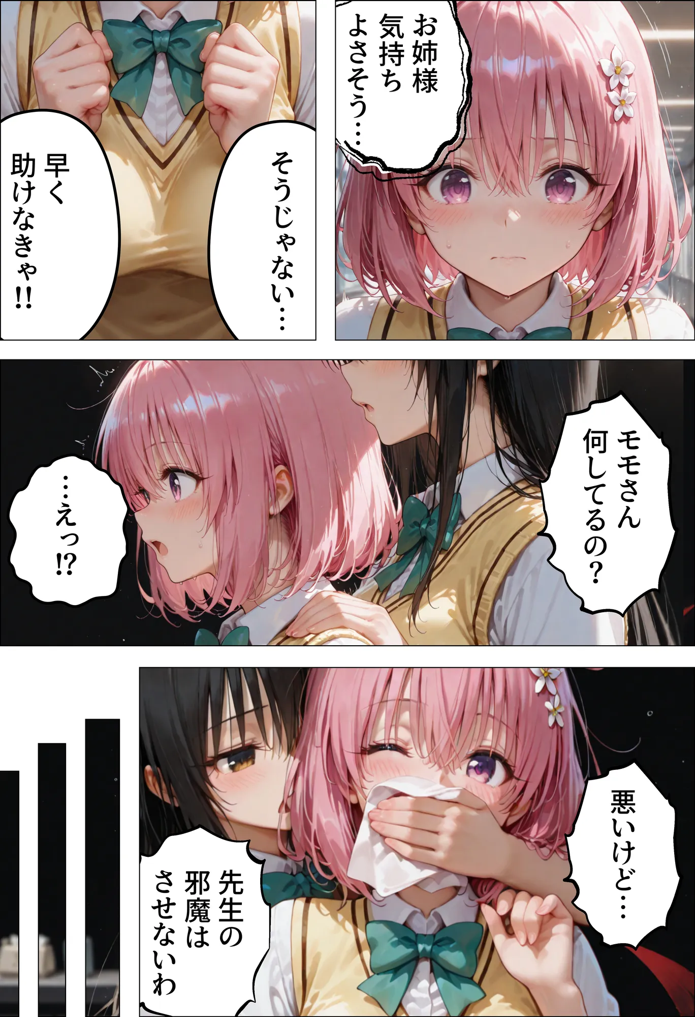 催●種付け学園 緊縛調教ボテ腹肉便器科へようこそ モ〇とラ〇編 - 8ページ