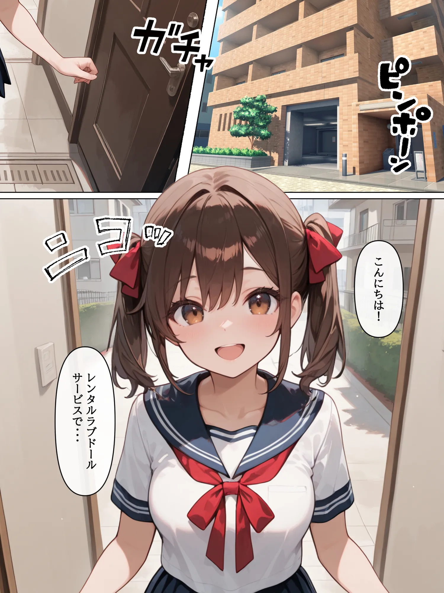 ラブドール頼んだら、妹JKが来た - 1ページ