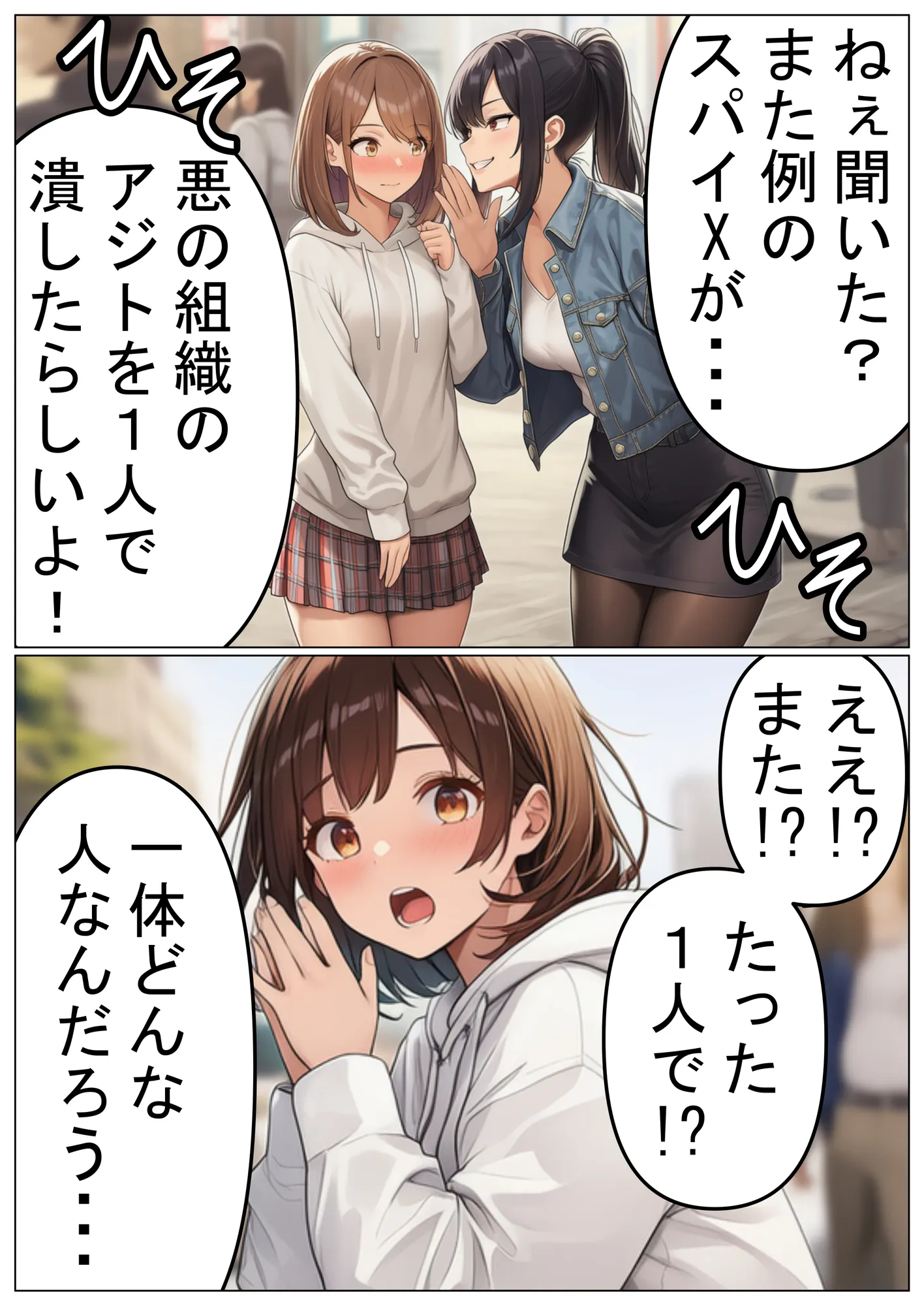 敏腕スパイ・・・性欲に負けたオホォ顔ガン見される【ふたなりオス堕ちオホオホ調教】 - 1ページ