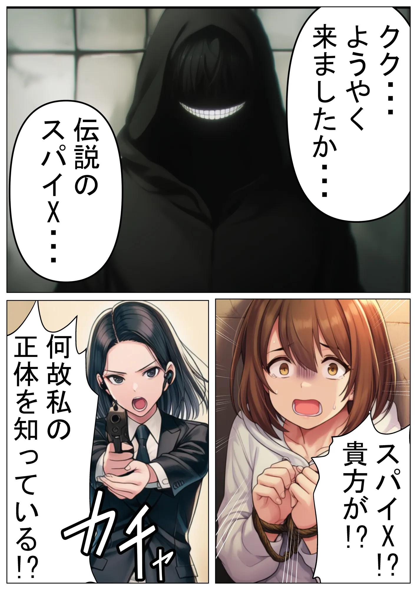 敏腕スパイ・・・性欲に負けたオホォ顔ガン見される【ふたなりオス堕ちオホオホ調教】 - 16ページ