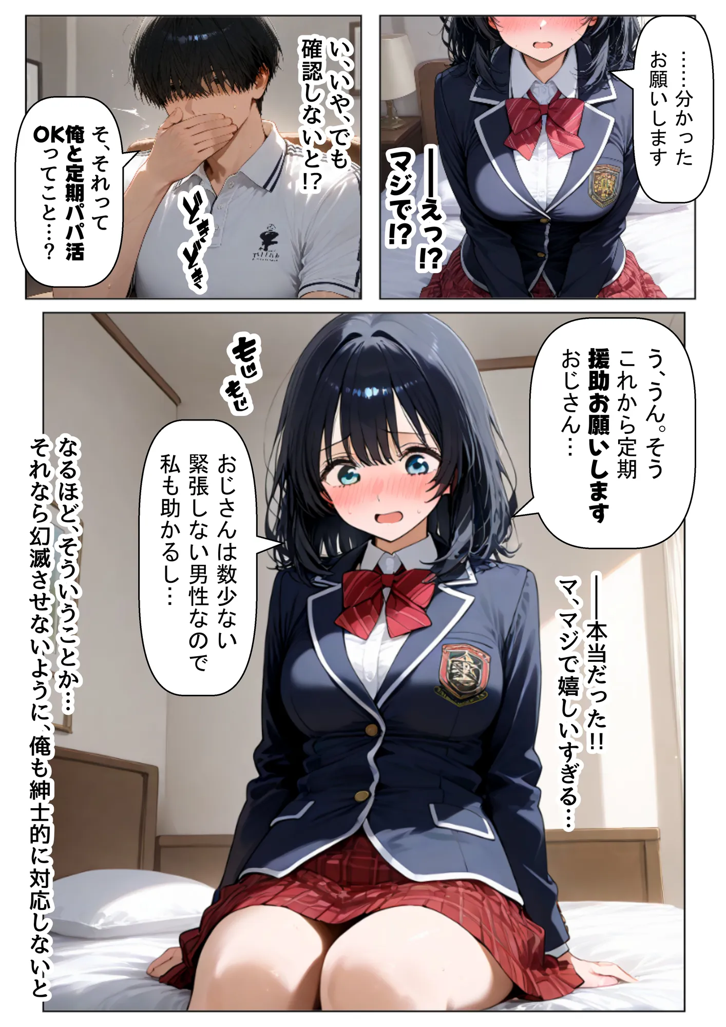 金欠なお隣さんのJ〇娘から、パパ活♂の相談された結果 - 13ページ