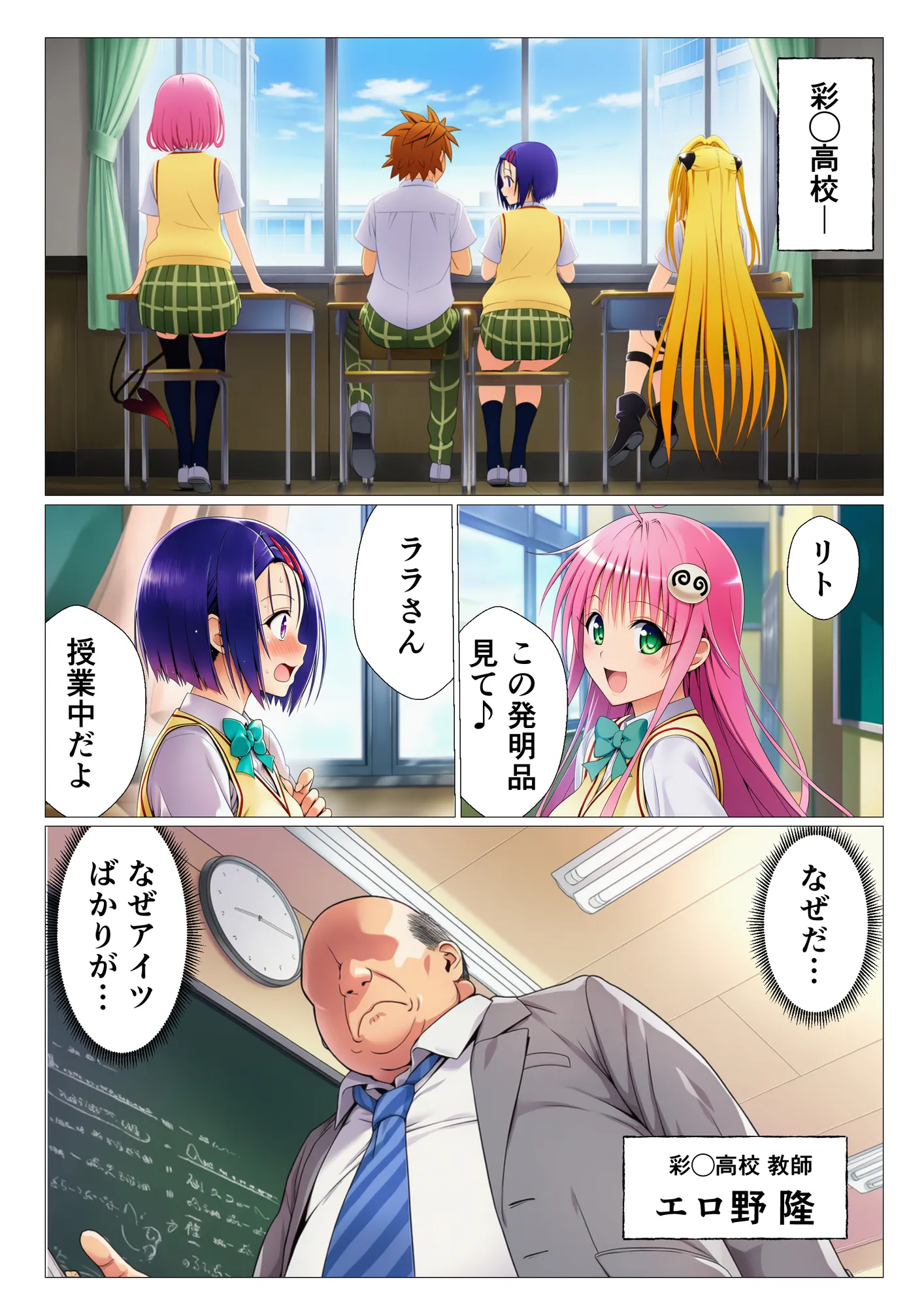 寝取られ大乱交!催◯先生の性教育!?【ToL◯VEる編】 - 1ページ