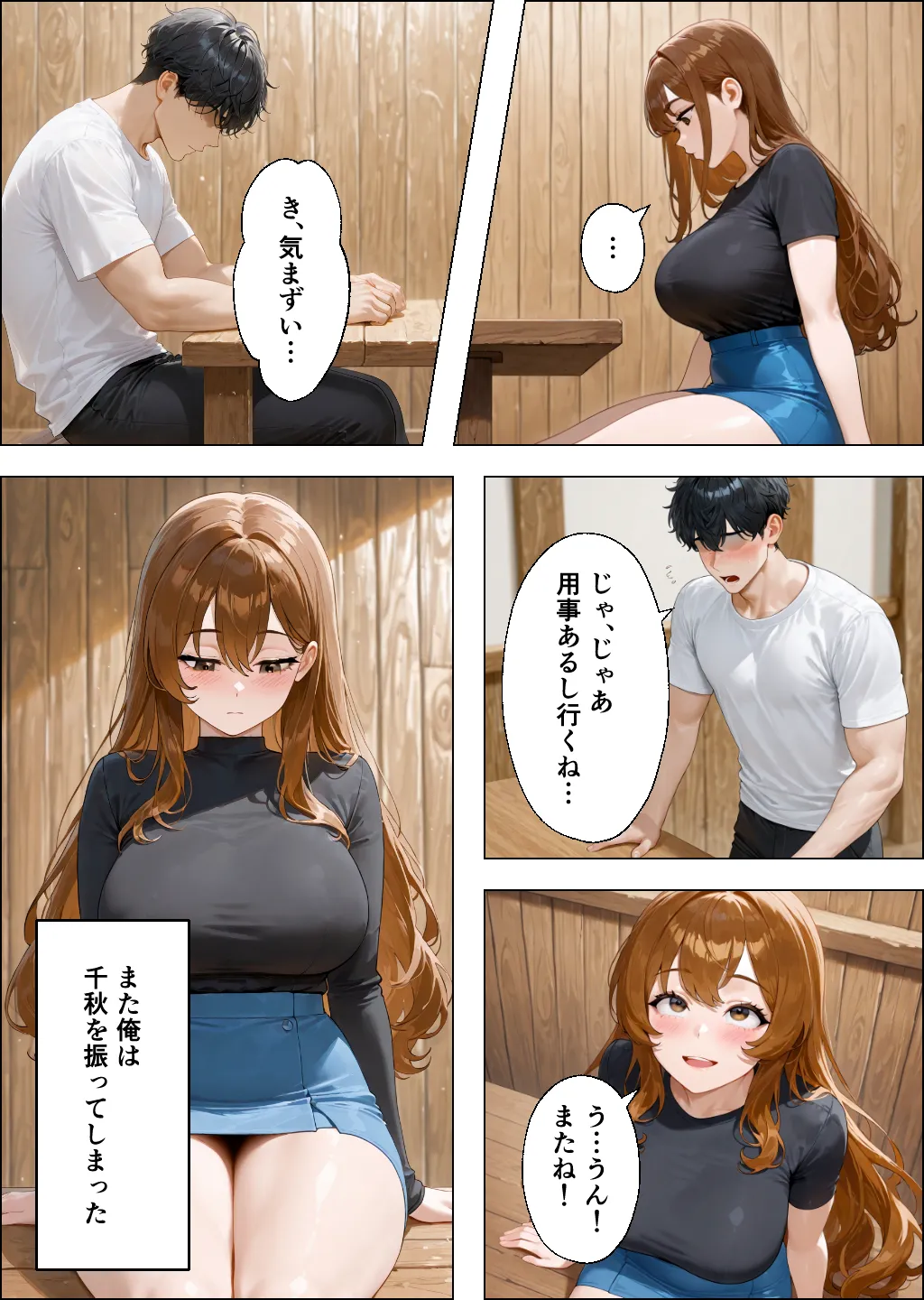 久しぶりに再開した幼馴染が貧乳地味子から派手爆乳に成長してた - 7ページ