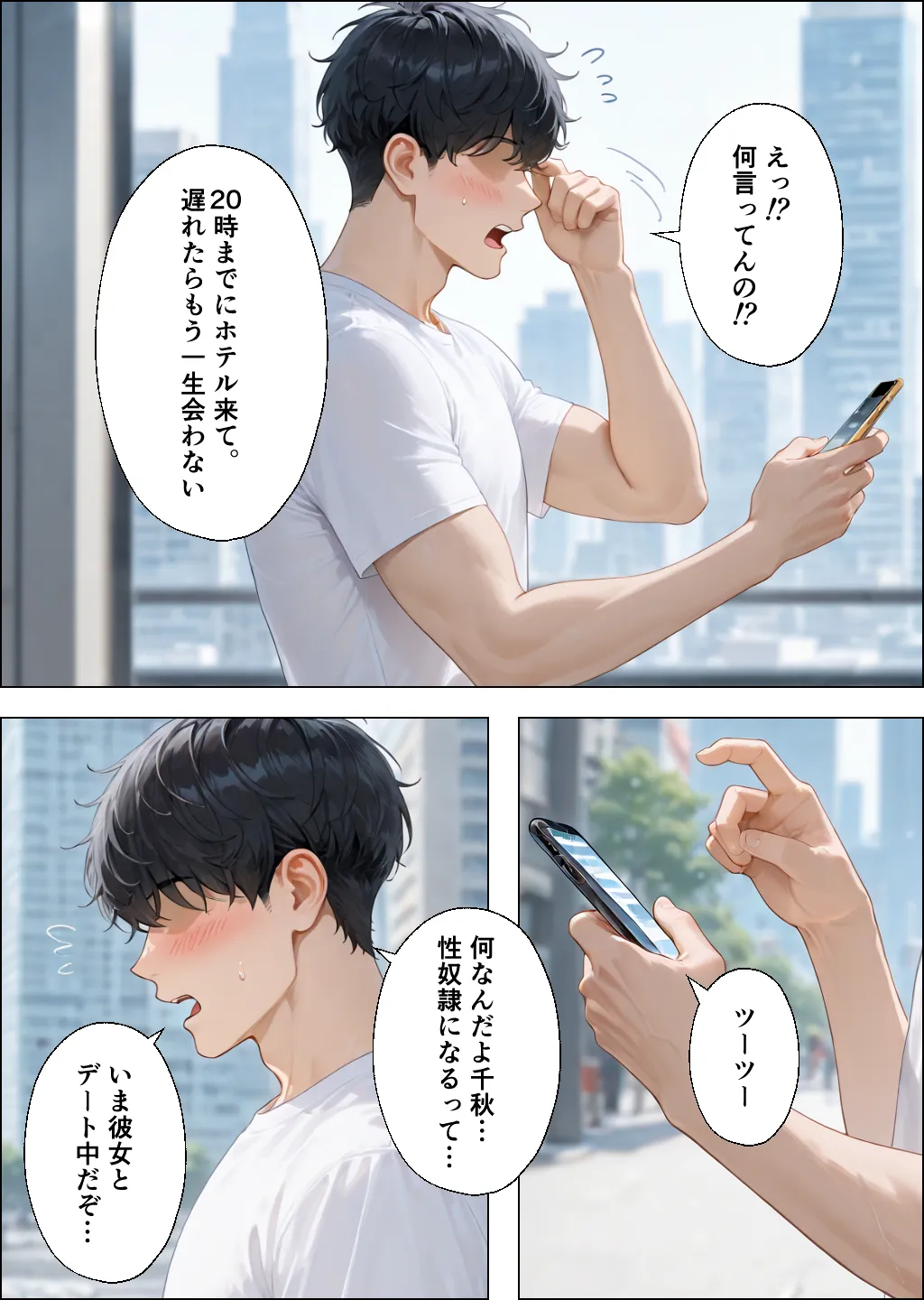 久しぶりに再開した幼馴染が貧乳地味子から派手爆乳に成長してた - 14ページ