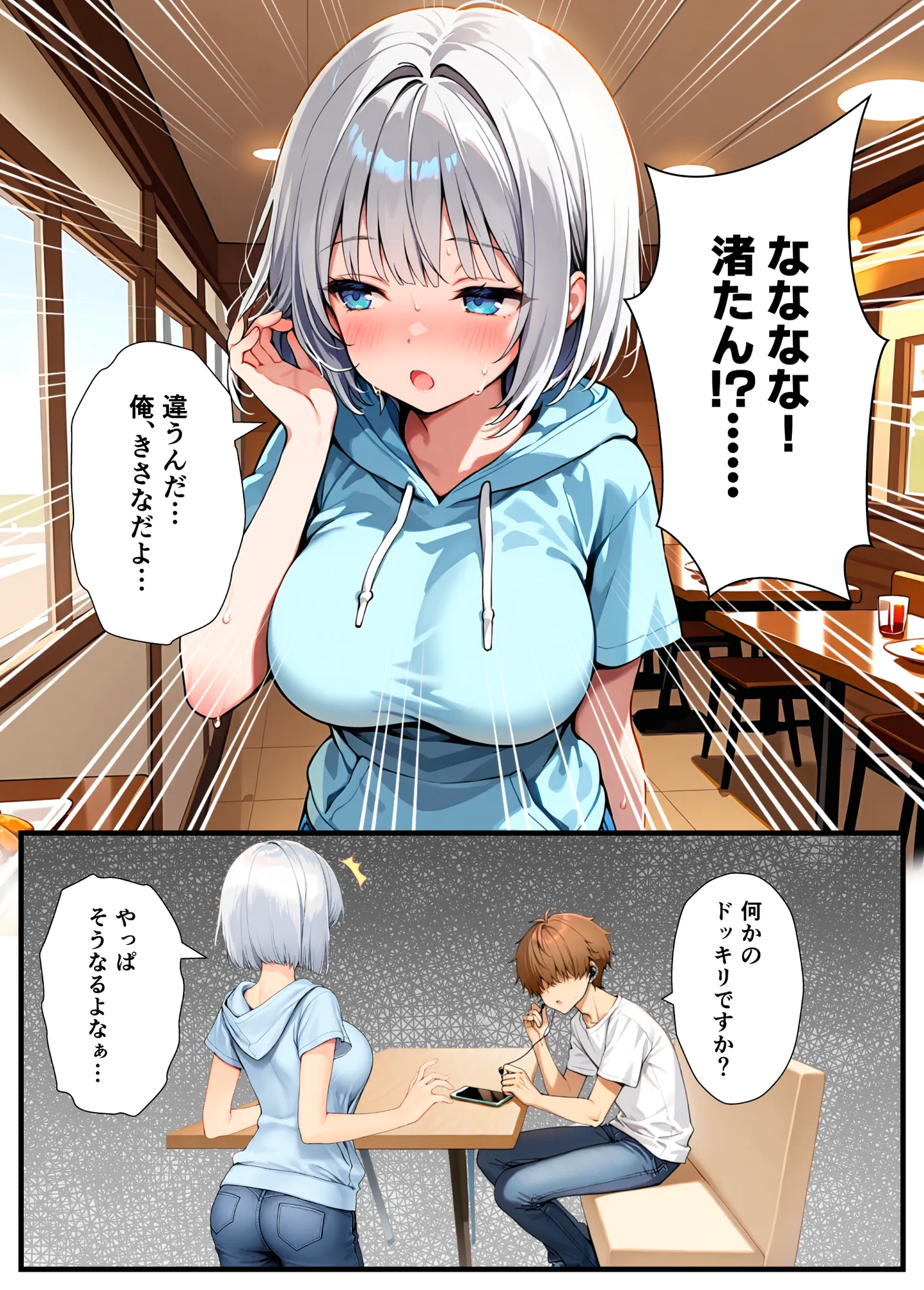 陰キャでドルオタな俺が人気アイドルそっくりに女体化して本人と3 Pすることになった - 14ページ