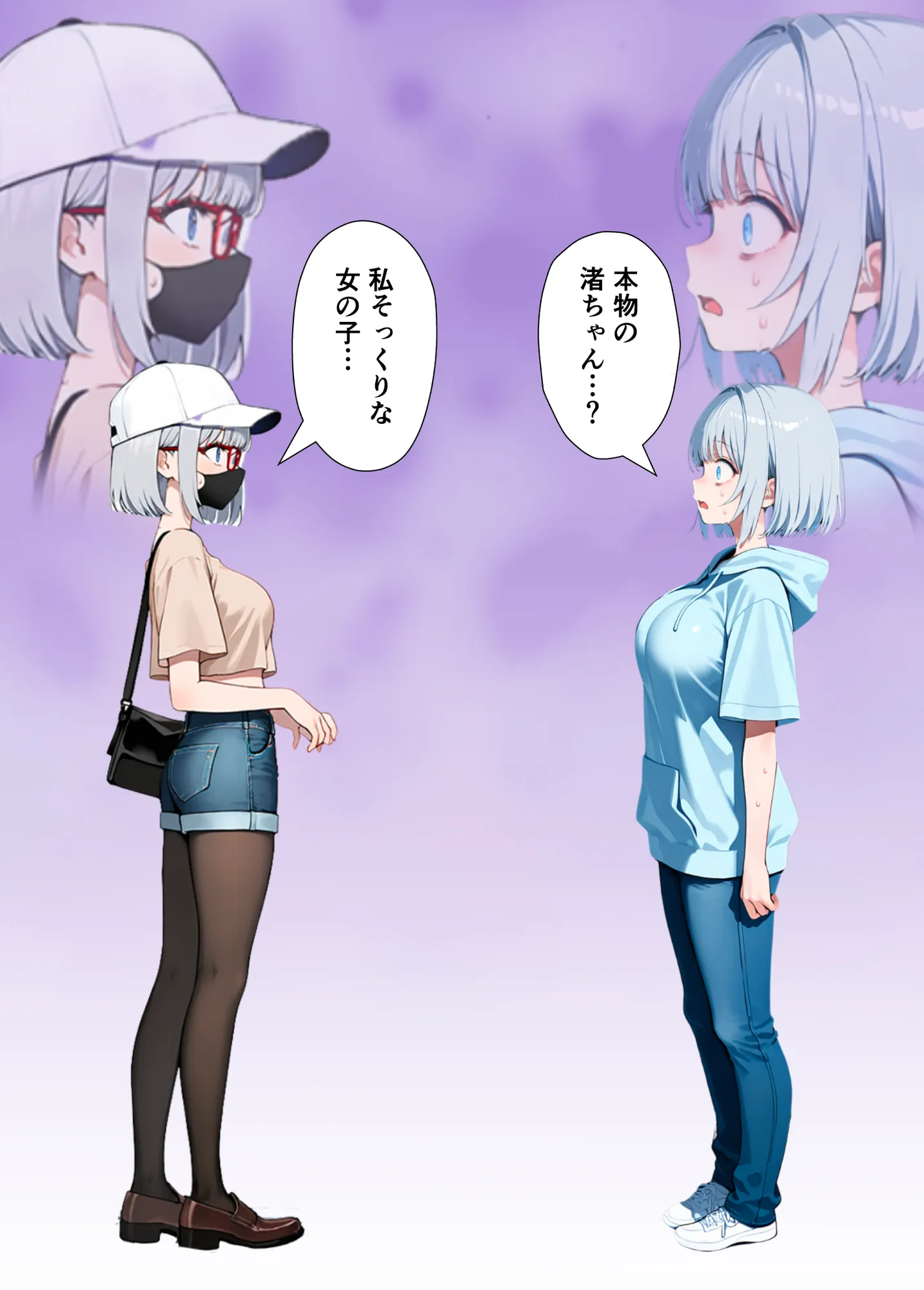 陰キャでドルオタな俺が人気アイドルそっくりに女体化して本人と3 Pすることになった - 72ページ