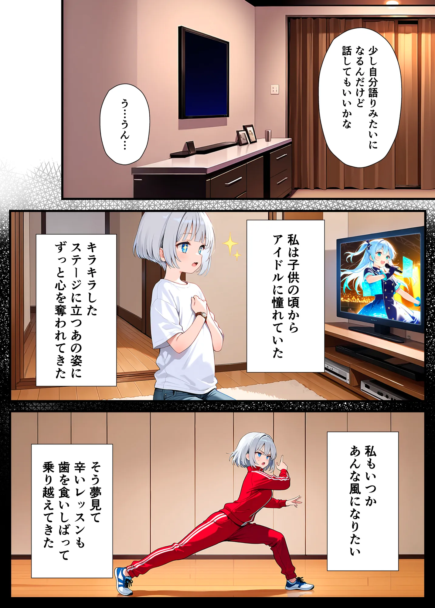 陰キャでドルオタな俺が人気アイドルそっくりに女体化して本人と3 Pすることになった - 81ページ