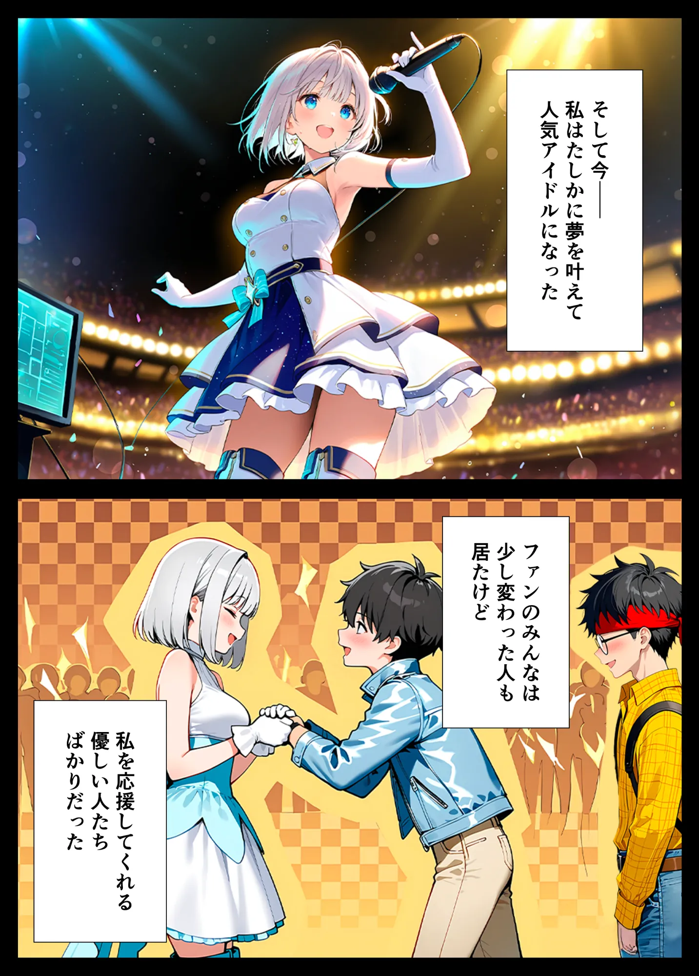 陰キャでドルオタな俺が人気アイドルそっくりに女体化して本人と3 Pすることになった - 82ページ