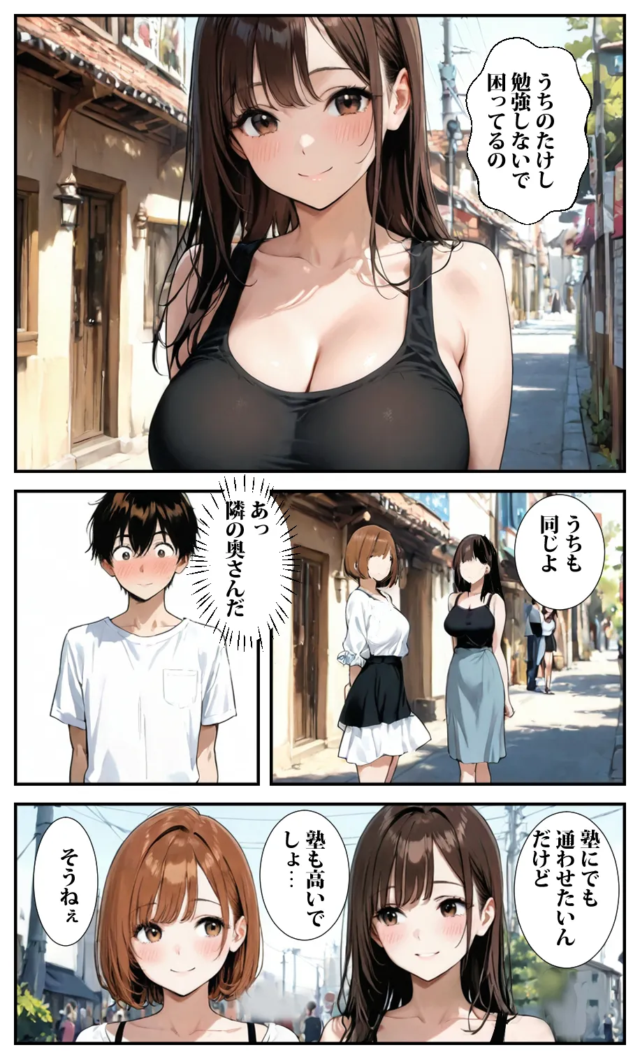 隣の人妻がエロいのでハメたつもりがハメられた!? - 1ページ