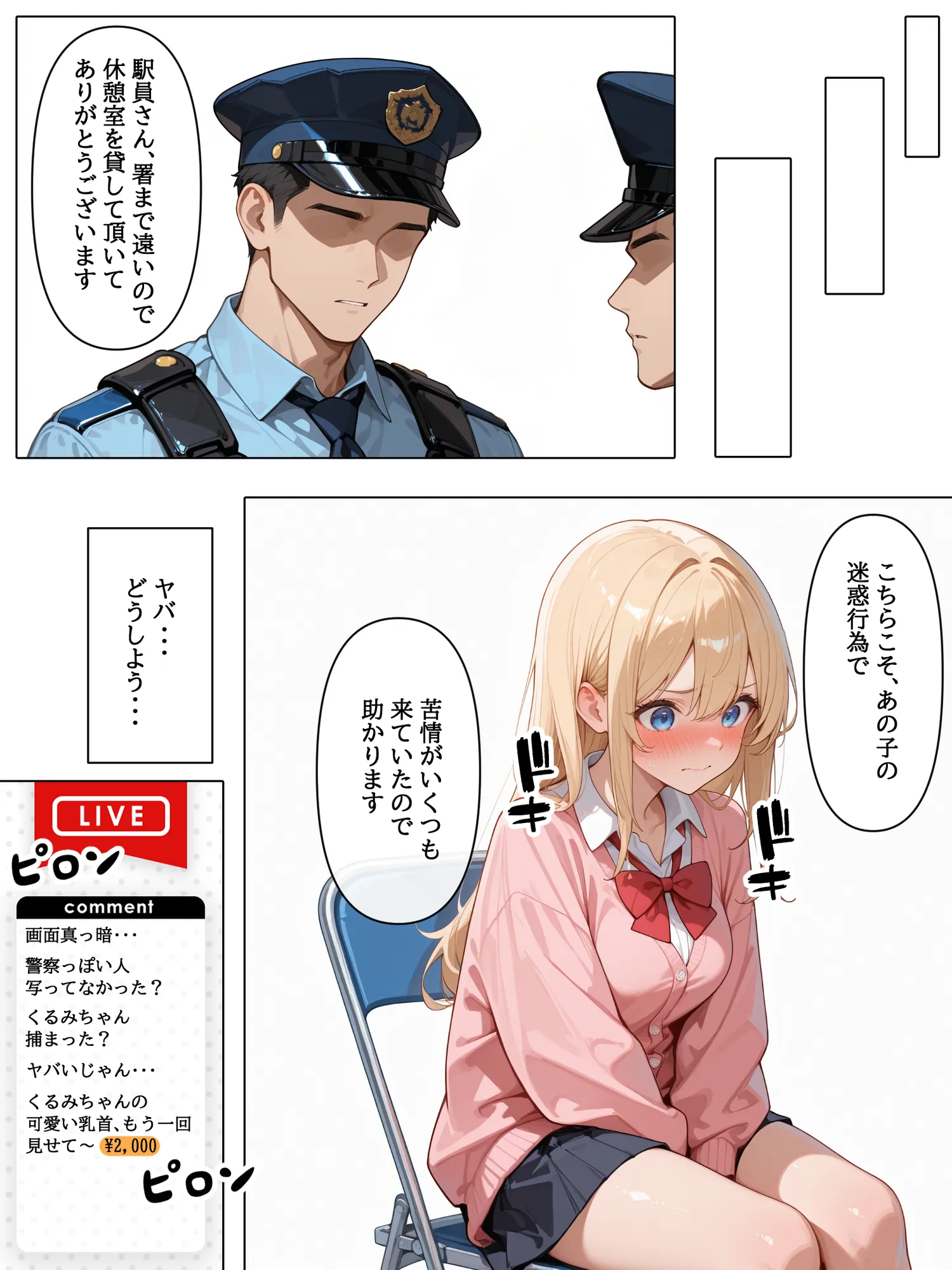 迷惑配信者を、捕まえた!「迷惑配信者への’指導’(性行為)がネット配信!?」 - 3ページ