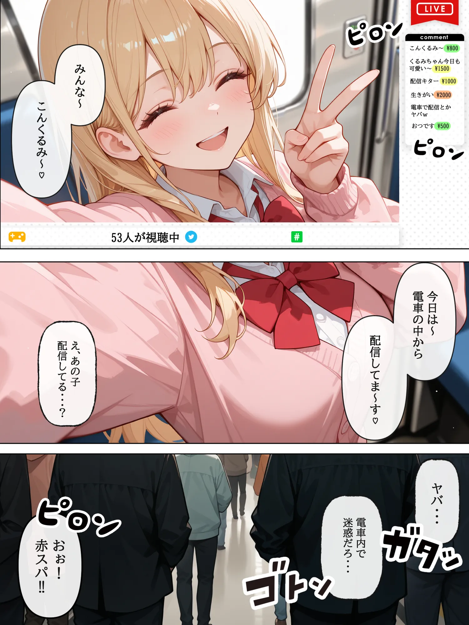 迷惑配信者を、捕まえた!「迷惑配信者への’指導’(性行為)がネット配信!?」 - 17ページ