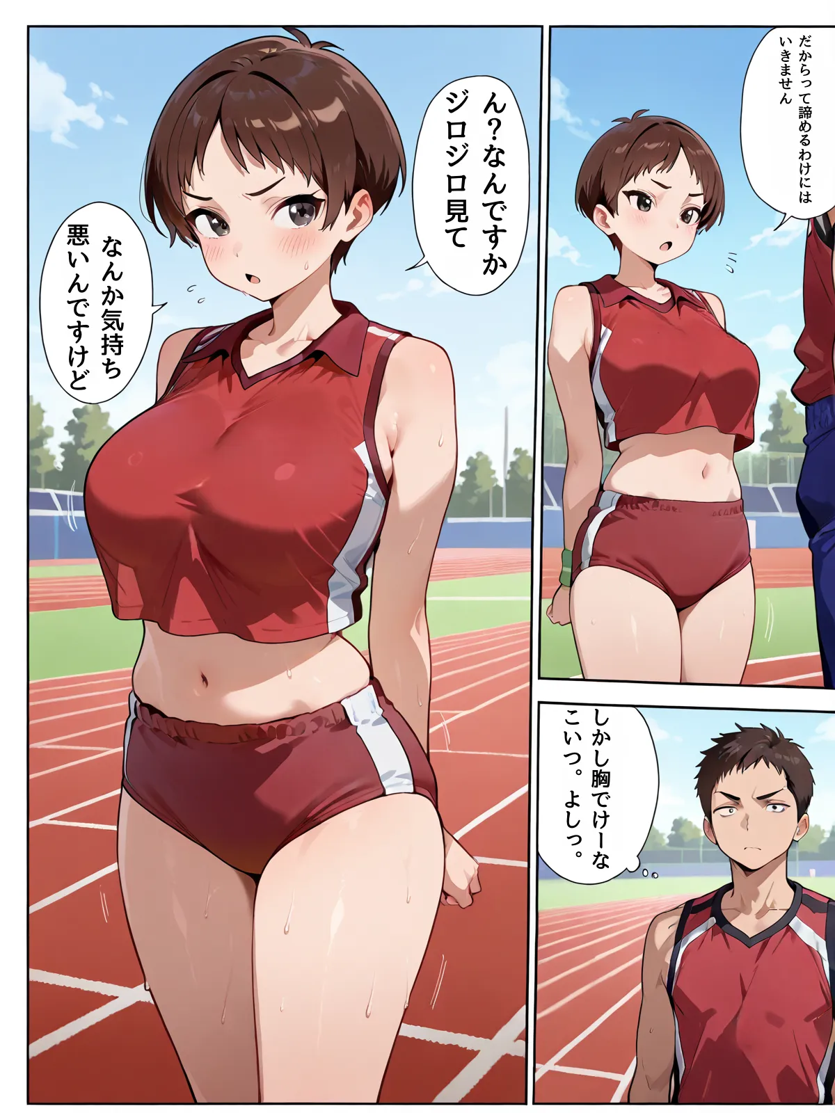 強気な陸上部女子が生中出しで子宮開発されて堕ちる汗だくエッチ - 7ページ