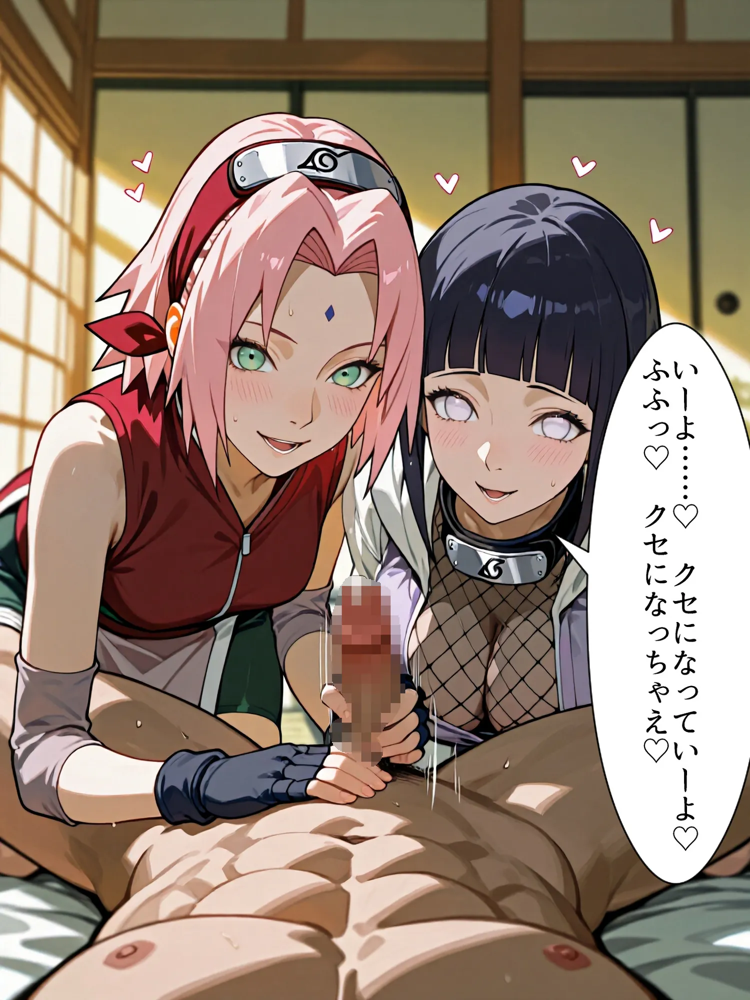 ヒロインたちに精液ぜんぶ搾られる火影 - 13ページ