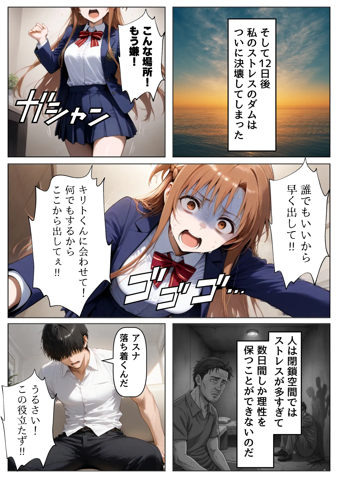 セックスしないと出られない部屋《SA●アスナ》 - 8ページ