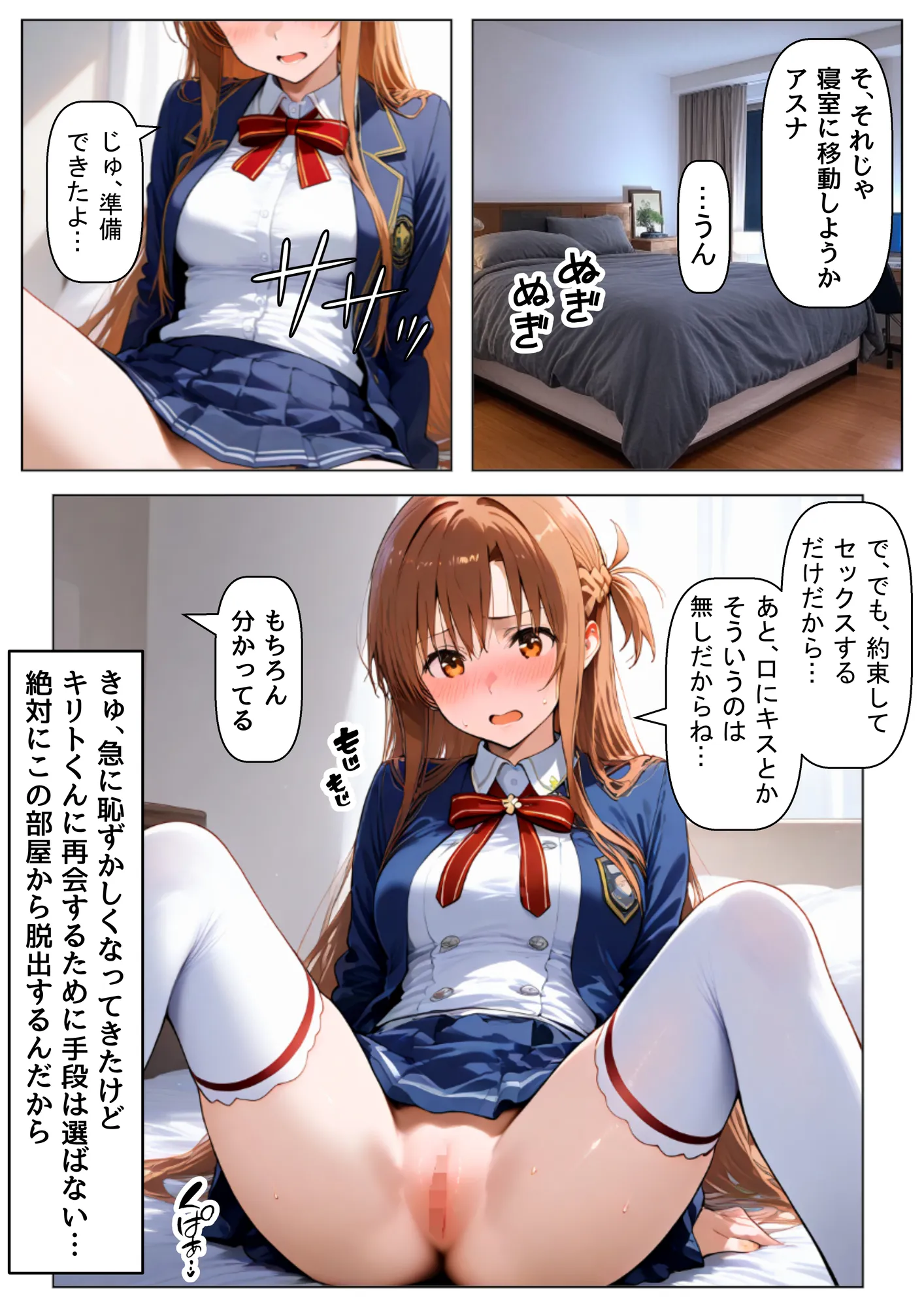 セックスしないと出られない部屋《SA●アスナ》 - 10ページ