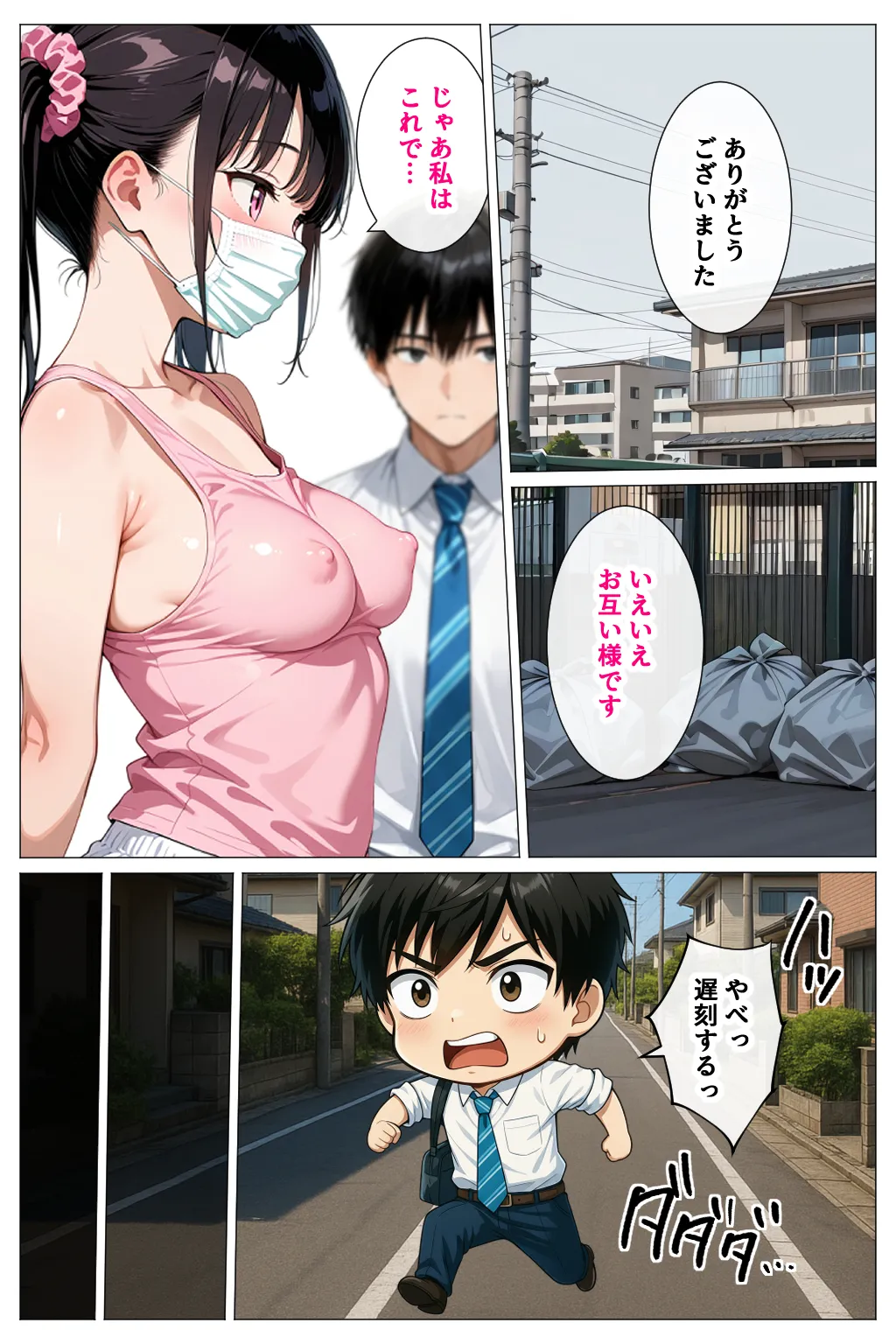 いつもノーブラのエチエチなお隣さんが実はセクシーなエロ配信者だった件 - 2ページ