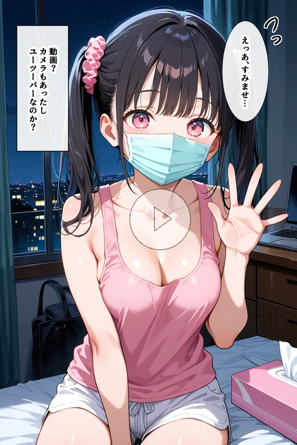 いつもノーブラのエチエチなお隣さんが実はセクシーなエロ配信者だった件 - 10ページ