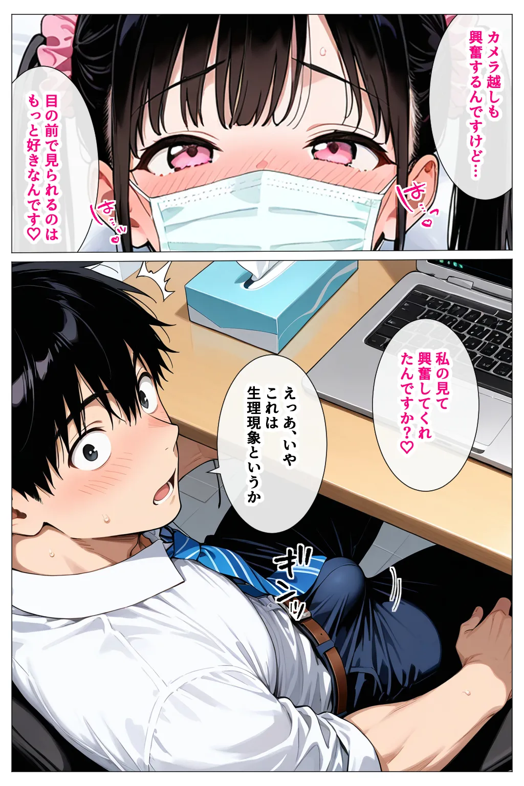 いつもノーブラのエチエチなお隣さんが実はセクシーなエロ配信者だった件 - 18ページ