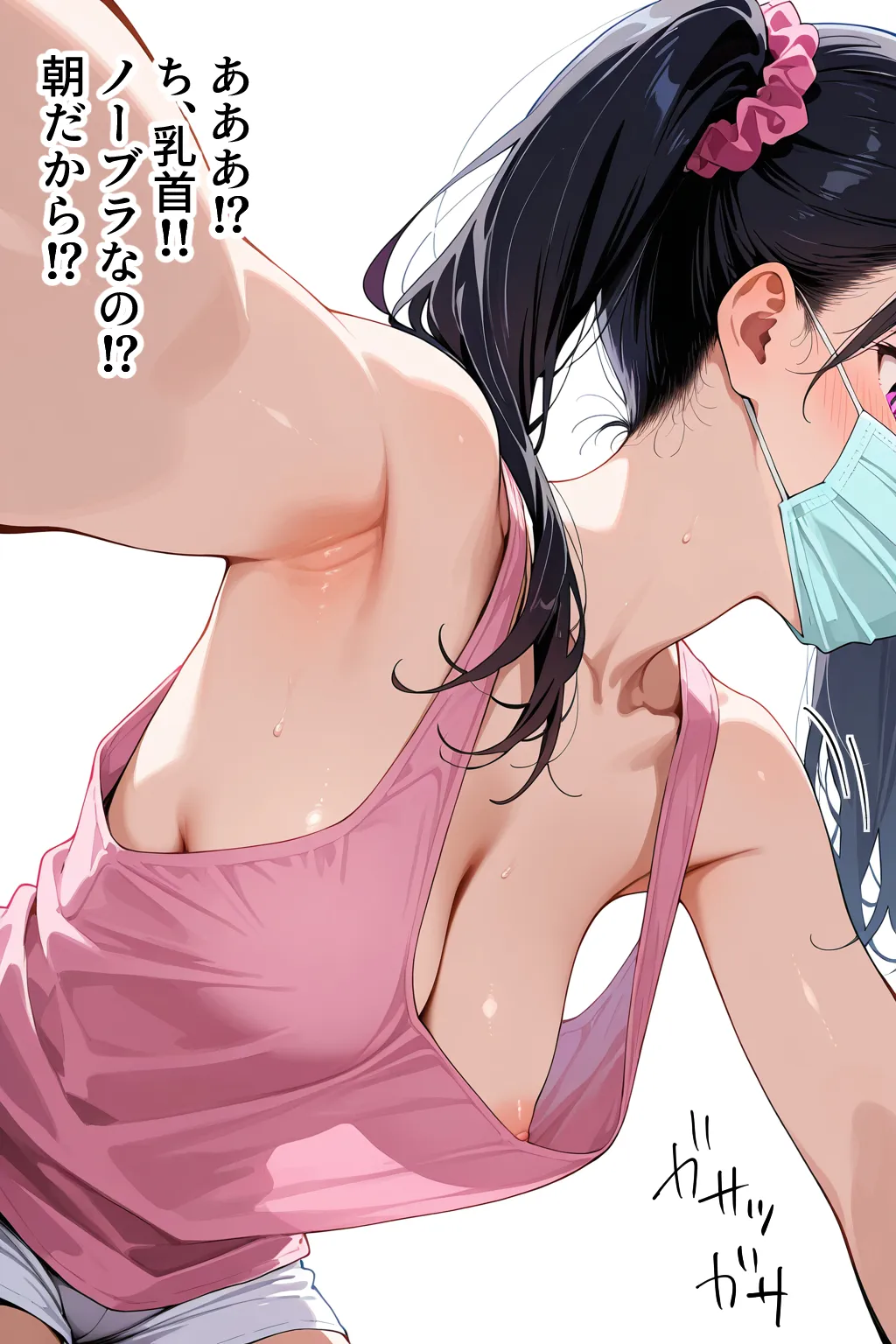 いつもノーブラのエチエチなお隣さんが実はセクシーなエロ配信者だった件 - 23ページ