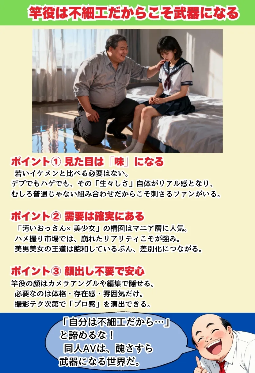 同人AVで月収100万を稼ぐ! ハメ撮り撮影テクニック大全【淫乱ボーイッシュ編】 - 11ページ