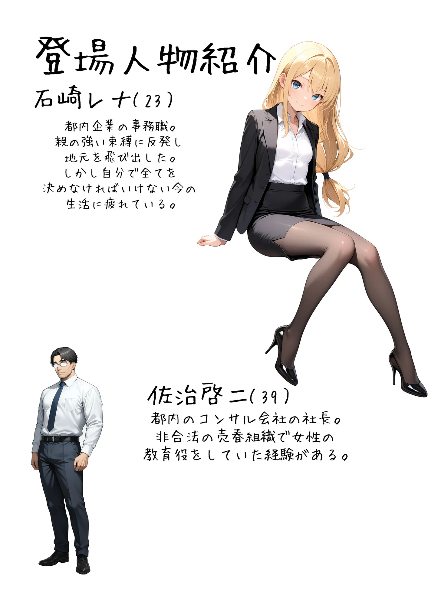 いいなり美人OL〜私誰かに溺れたいです〜二穴プレイ - 1ページ