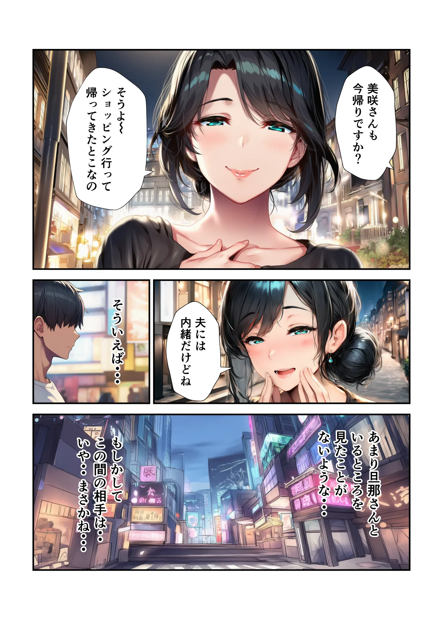 近所の人妻のセックスを覗き見したら2人だけの秘密の関係になっていて童貞卒業セックスが出来た話 - 12ページ