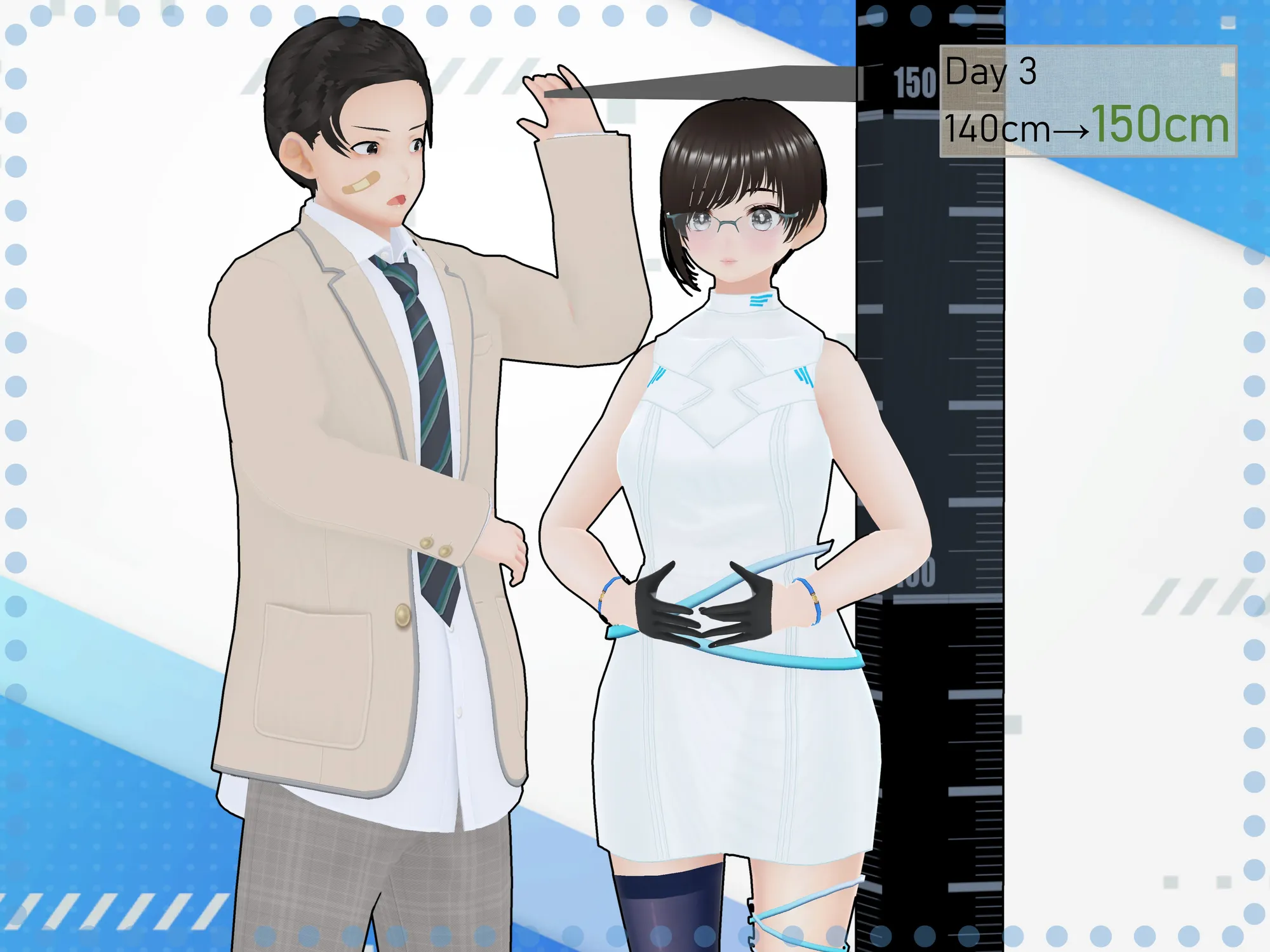 女子だけ成長 男子を追い抜く 成長音〜VRルーム編〜 - 20ページ