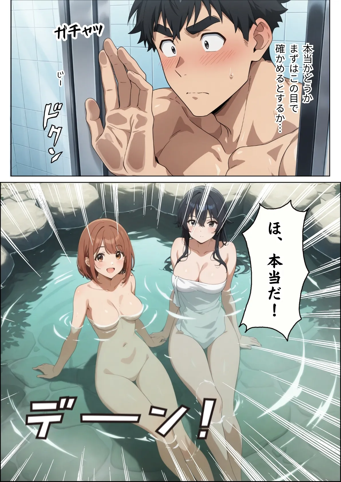 混浴温泉で出会った元人妻風俗嬢と濃厚Hすることになった話 - 20ページ