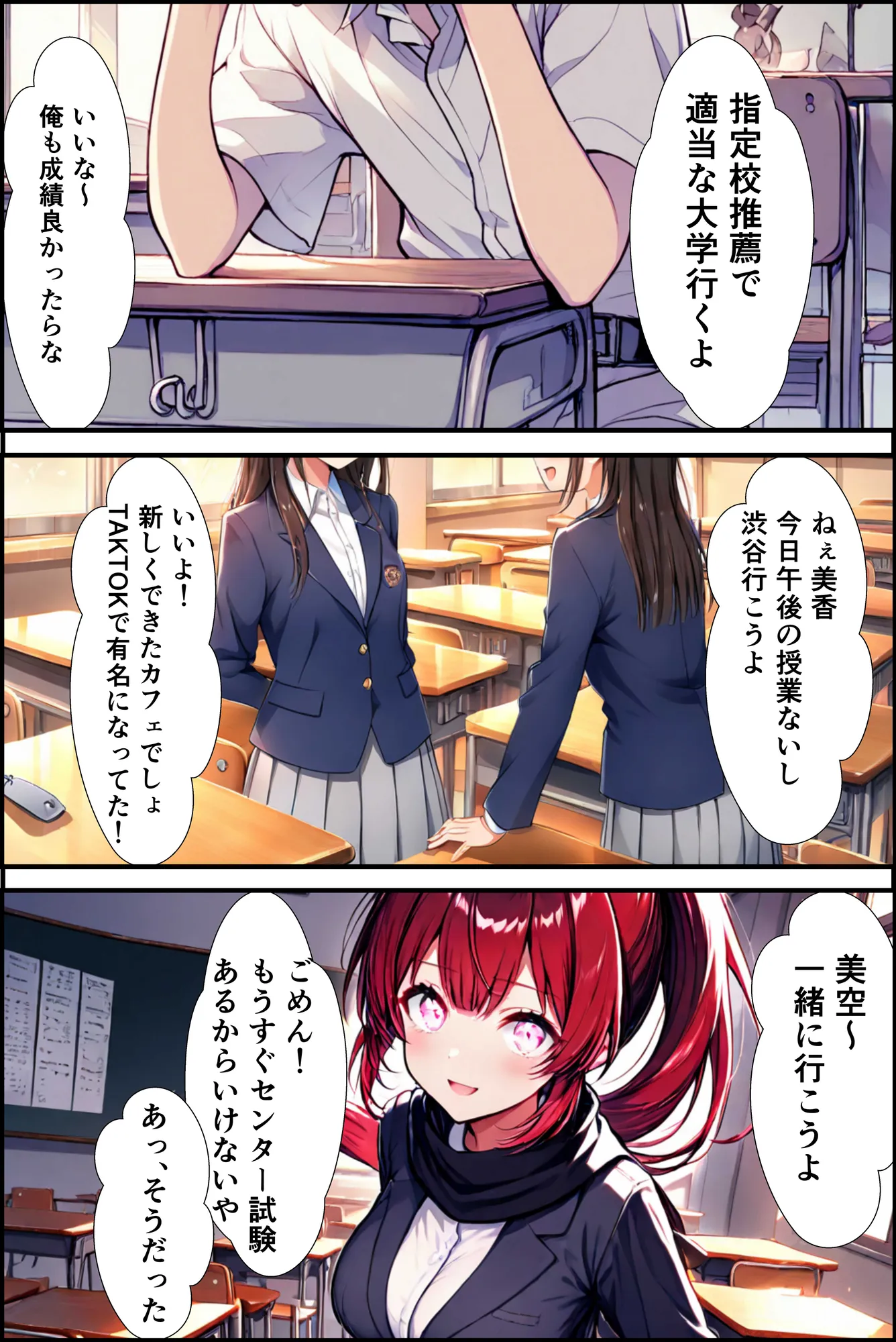 【実話】センター試験遅刻した幼馴染?じゃあ送るからHカップ揉ませろよ - 4ページ