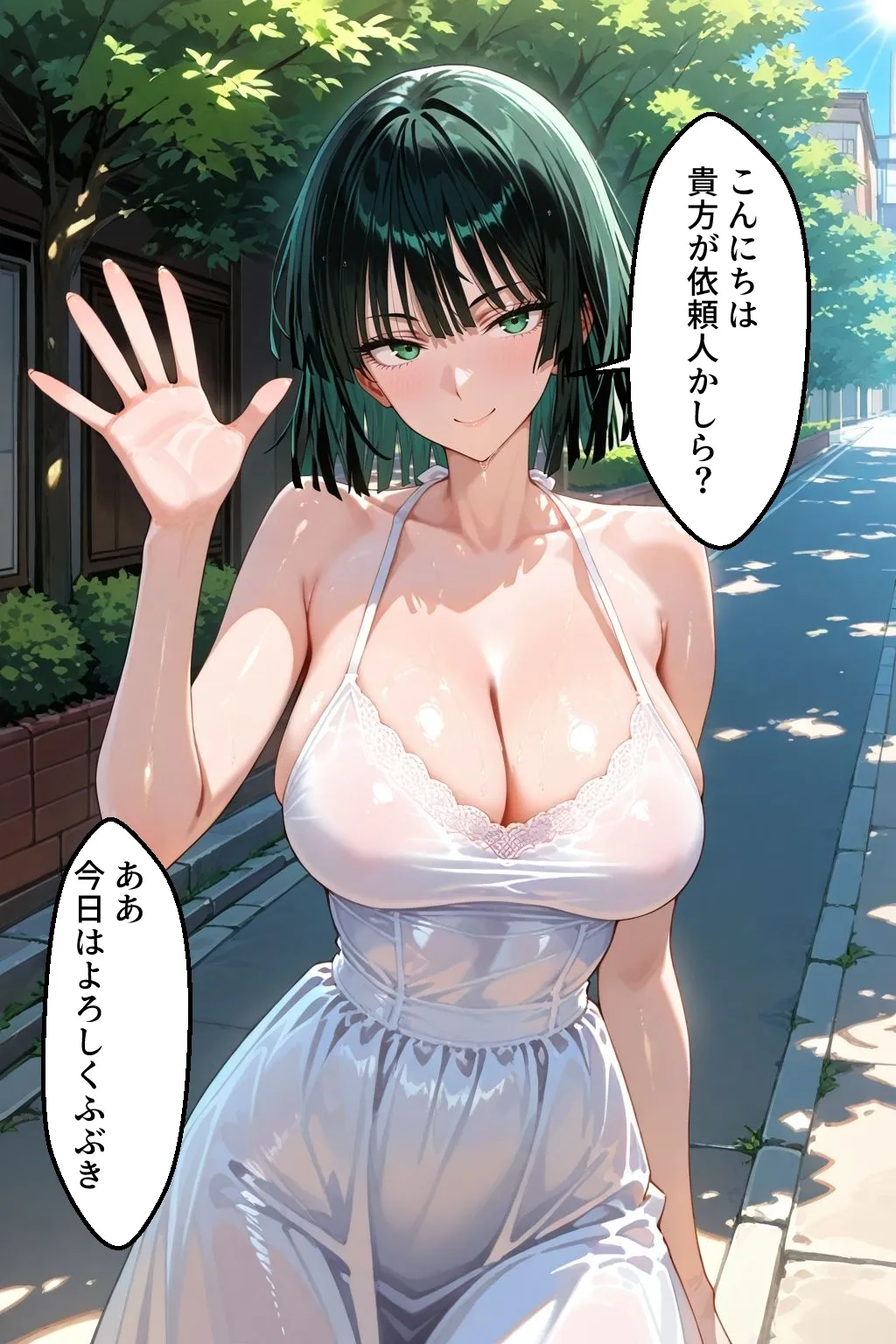 パパ活女子のイキすぎ報酬事情〜ワ〇パンマン 地獄〇フブキ編〜 - 1ページ