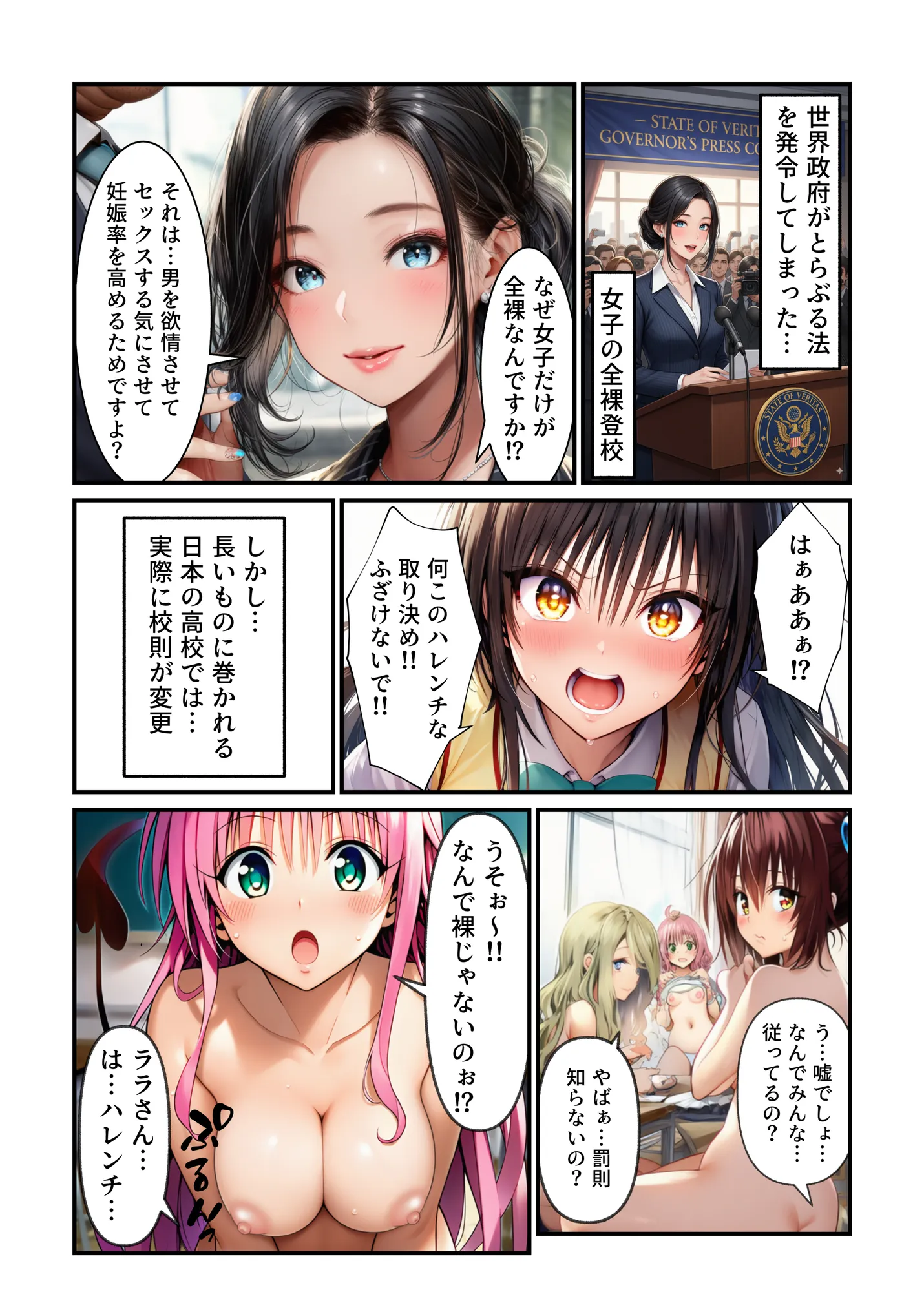 とらぶる法【全裸登校】で古手川がリトと結ばれた! - 2ページ