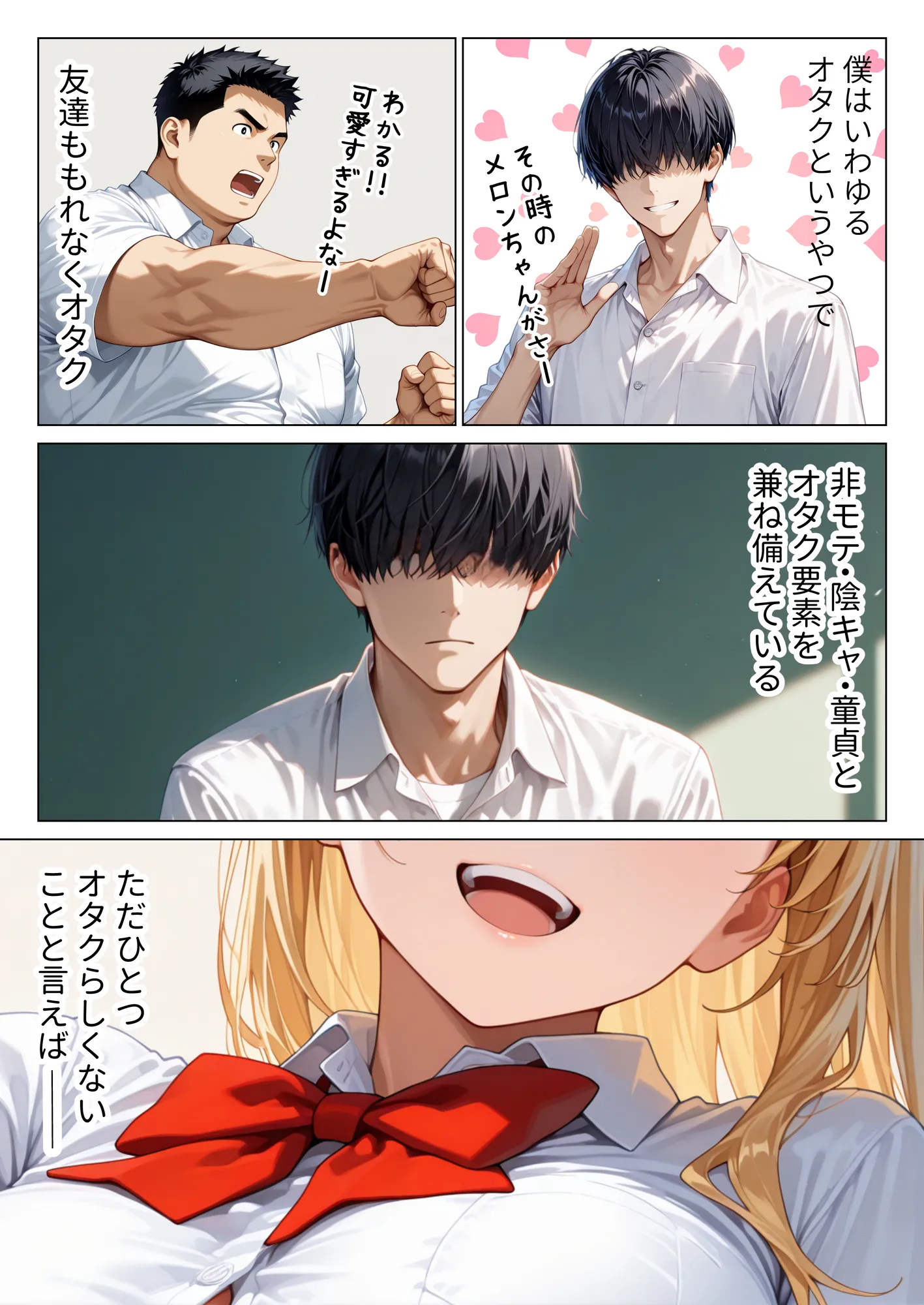 童貞オタクの僕が巨乳幼馴染ギャルの処女をもらってイチャラブHする話 - 2ページ