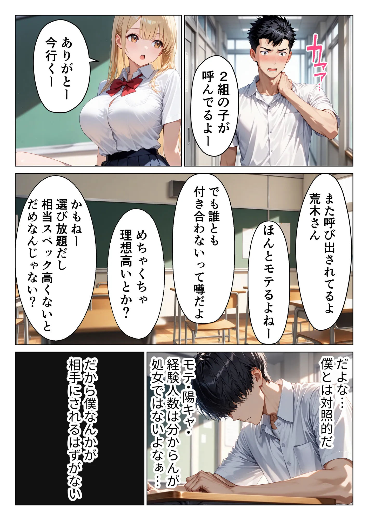 童貞オタクの僕が巨乳幼馴染ギャルの処女をもらってイチャラブHする話 - 4ページ