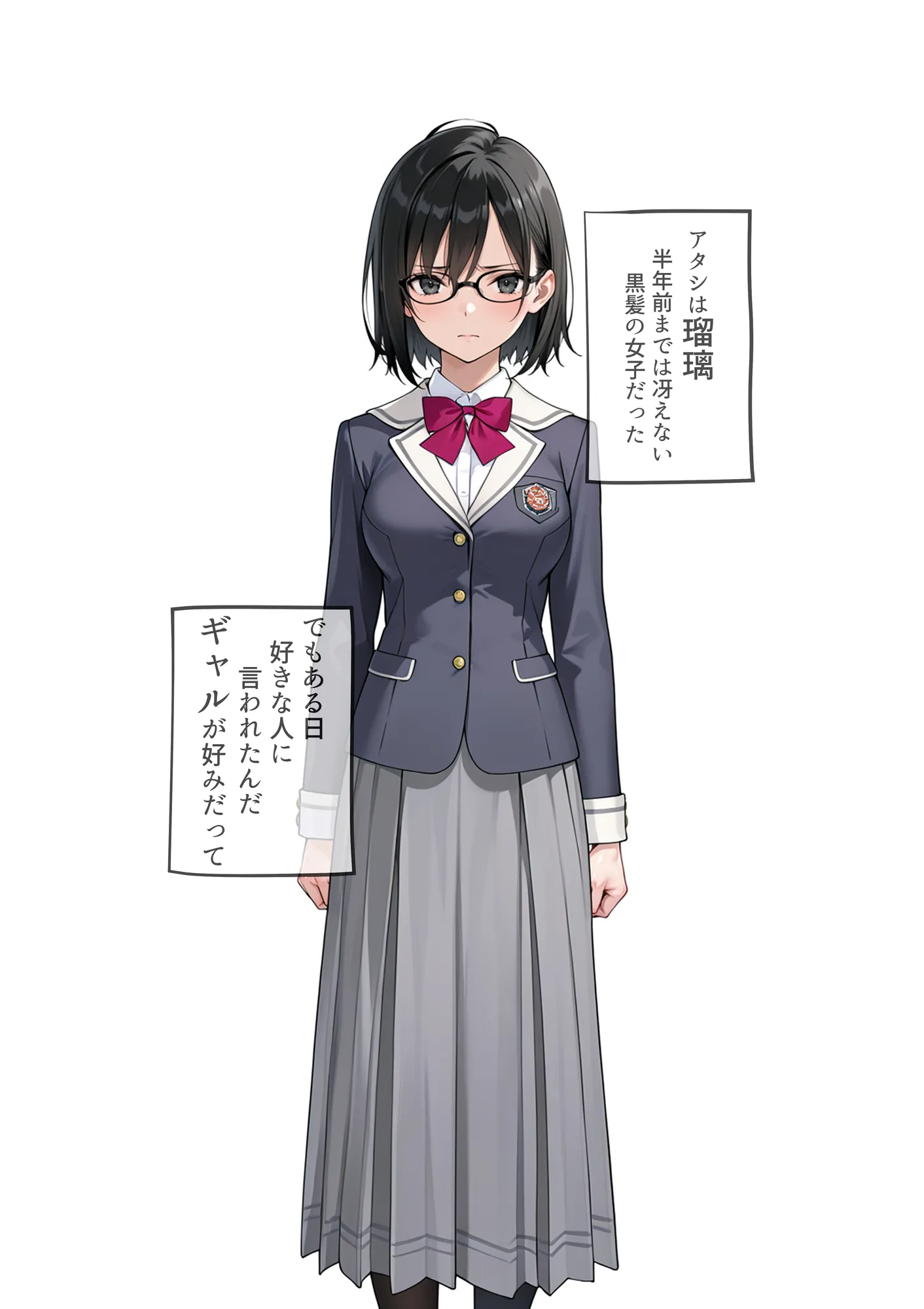 清楚女子の幼馴染がギャルになった途端に寝取られた話 - 1ページ