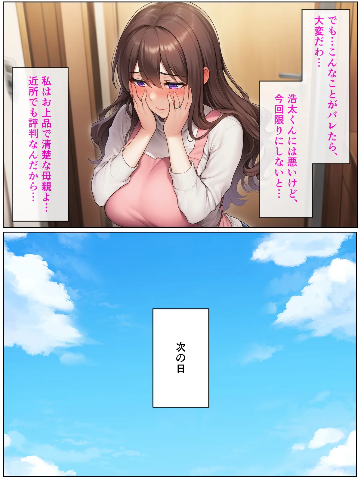 清楚系アラフォー人妻は欲求不満で娘の彼氏とらぶらぶえっちする話 - 29ページ