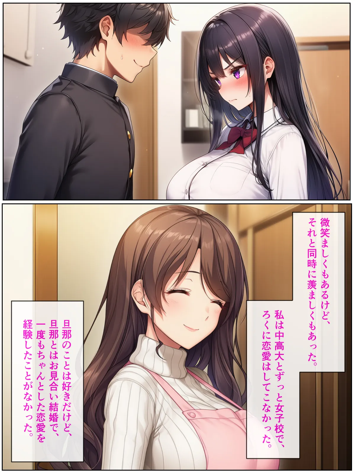 清楚系アラフォー人妻は欲求不満で娘の彼氏とらぶらぶえっちする話 - 30ページ