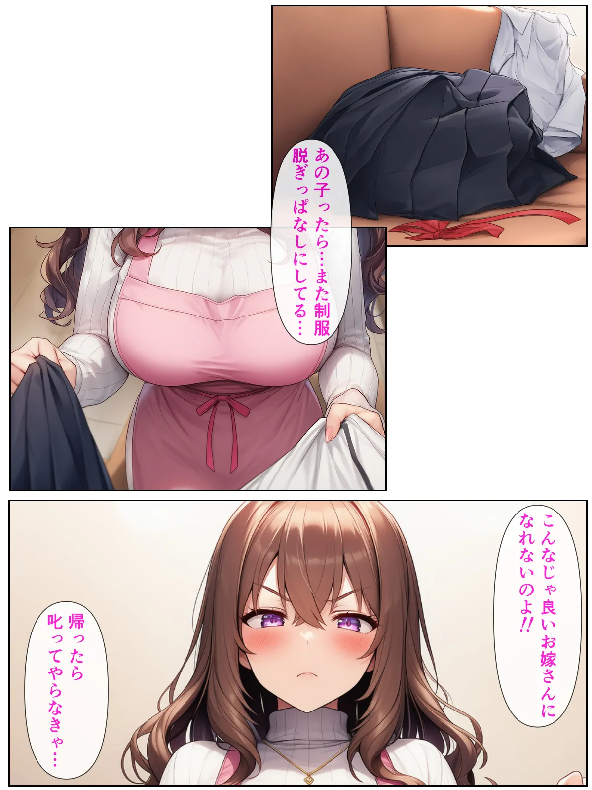 清楚系アラフォー人妻は欲求不満で娘の彼氏とらぶらぶえっちする話 - 34ページ