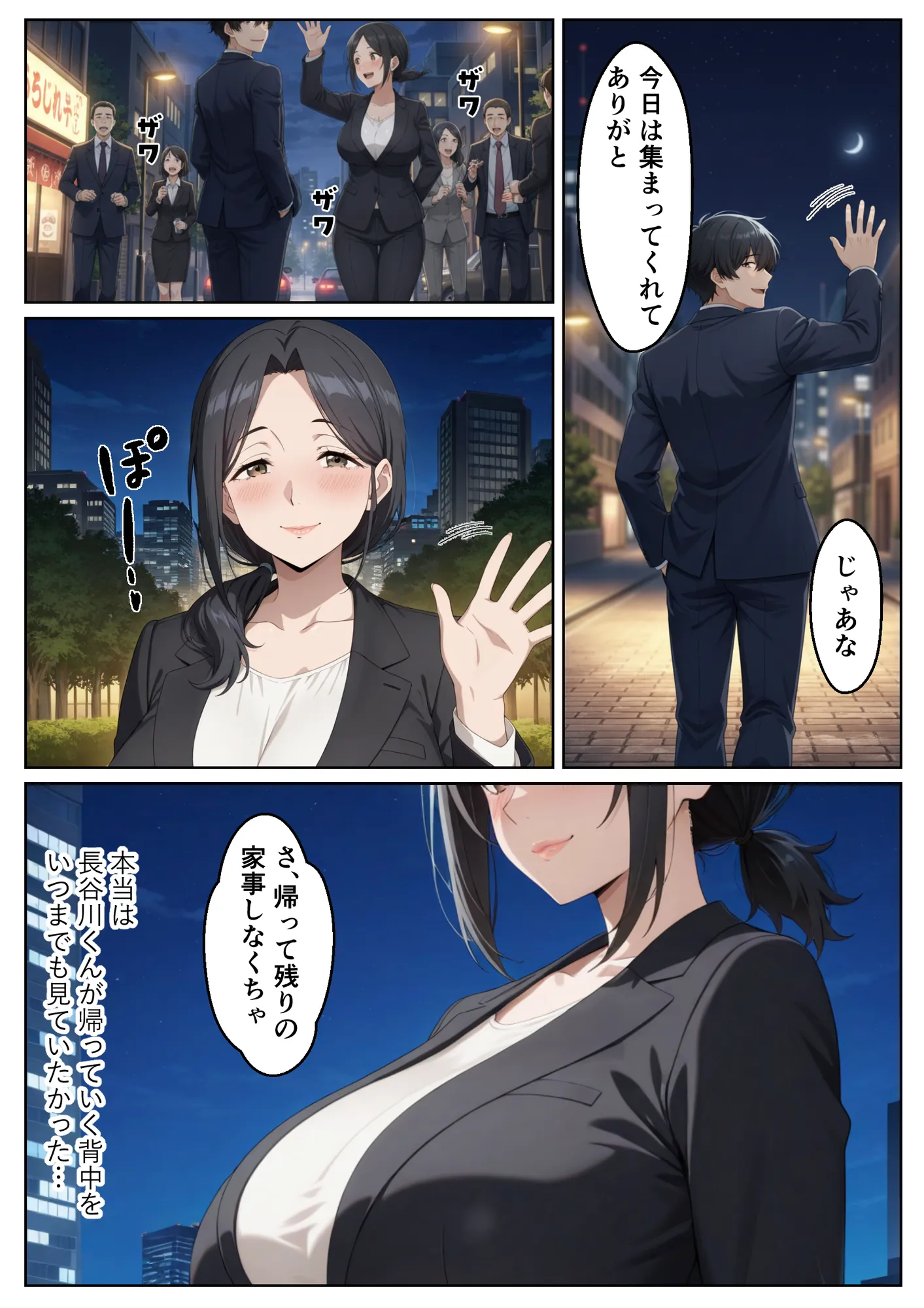 20年ぶりの再会で発情した人妻と元彼の絶頂生セックス - 6ページ