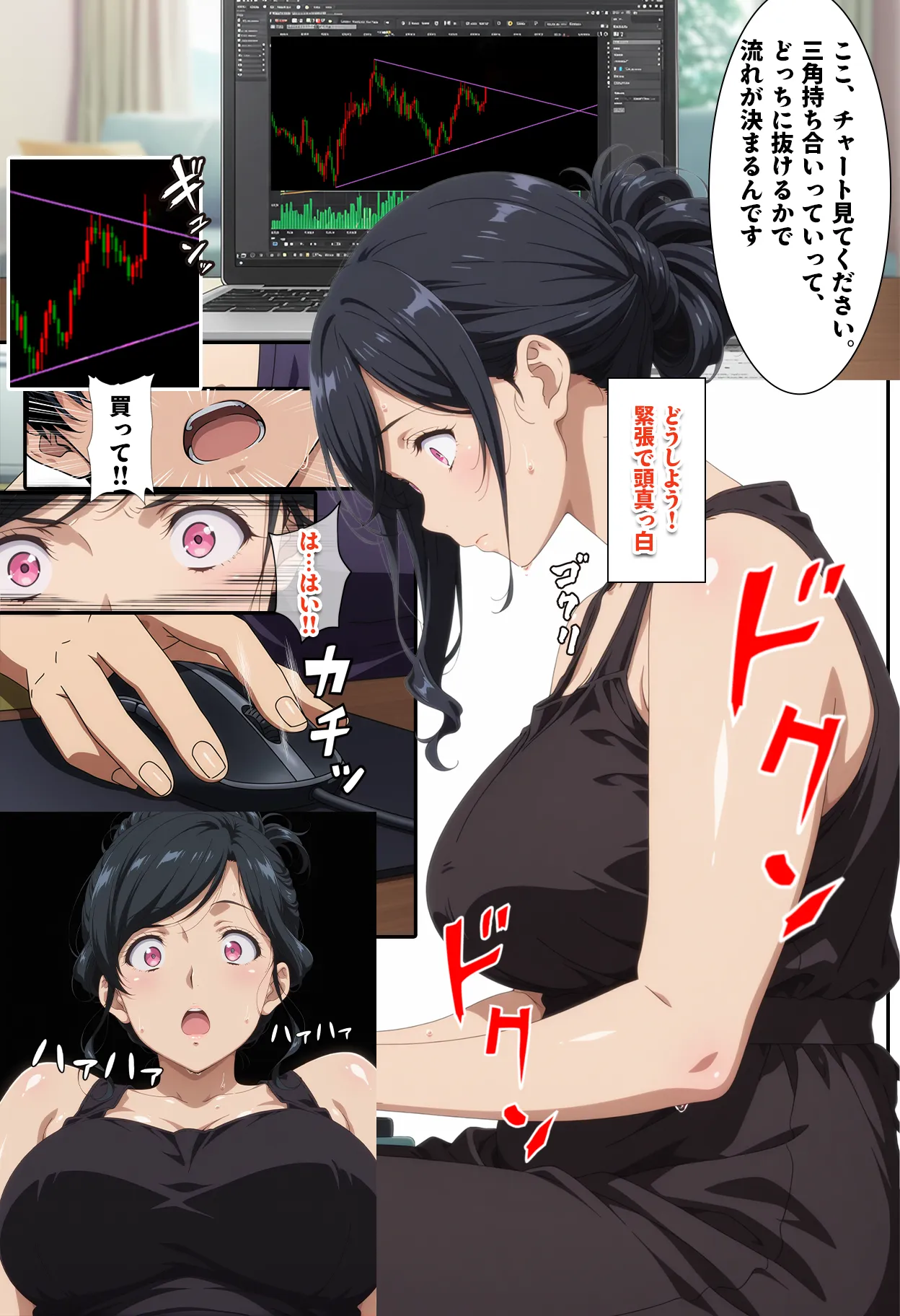 株を始めた人妻の三角保ち合い - 35ページ