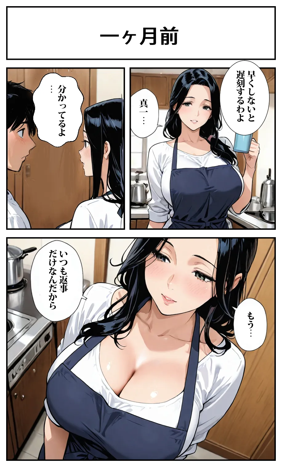 ママの巨乳が僕のチンポを奮い勃たせる - 7ページ