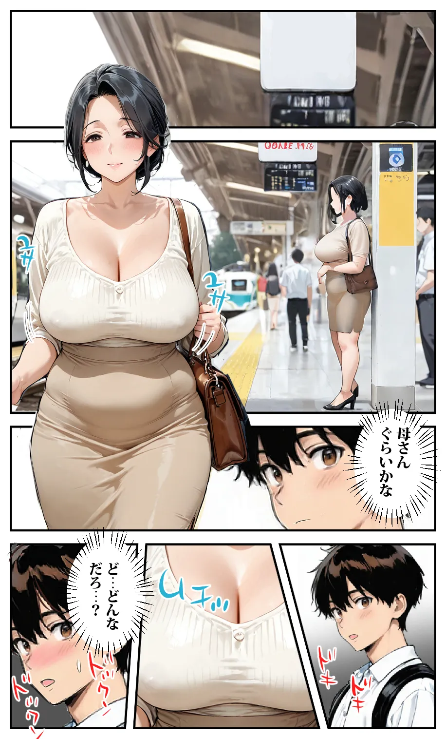 ママの巨乳が僕のチンポを奮い勃たせる - 9ページ