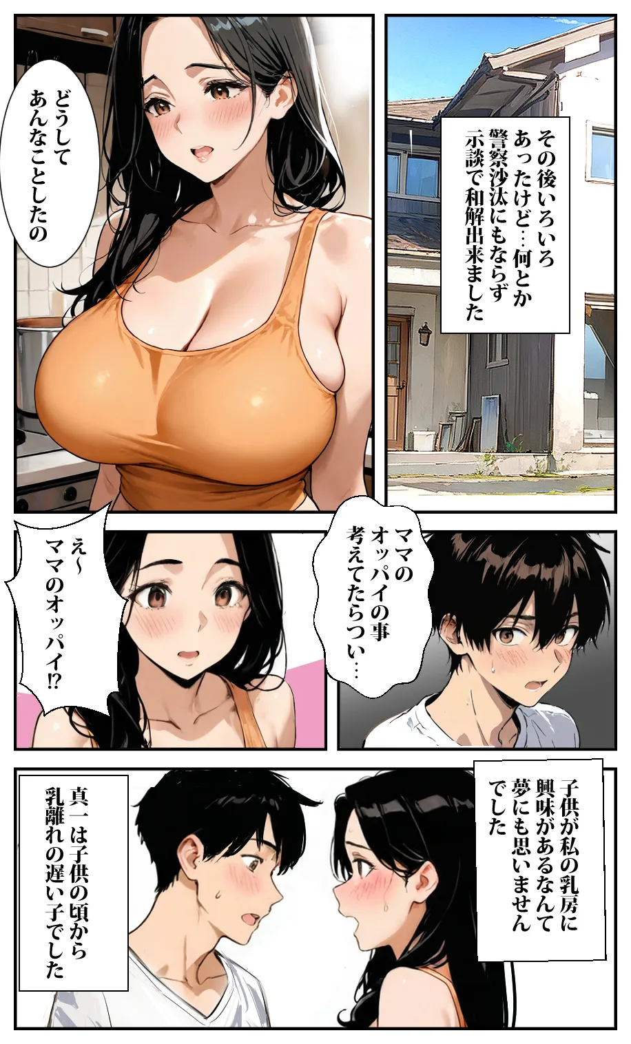 ママの巨乳が僕のチンポを奮い勃たせる - 11ページ