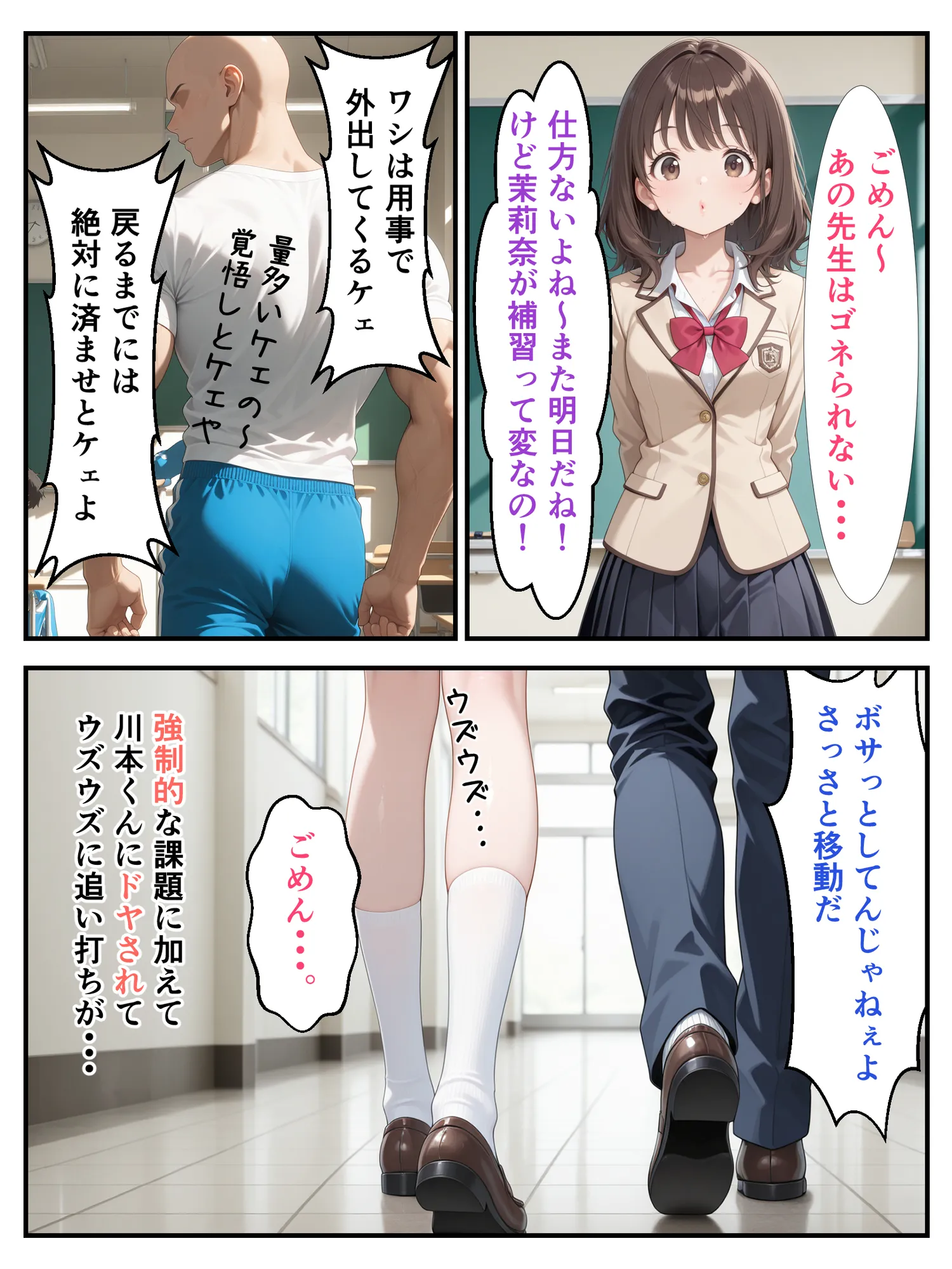 高嶺の汗を堪能するだけのつもりがなんやかんや中出しまでいった話 - 4ページ