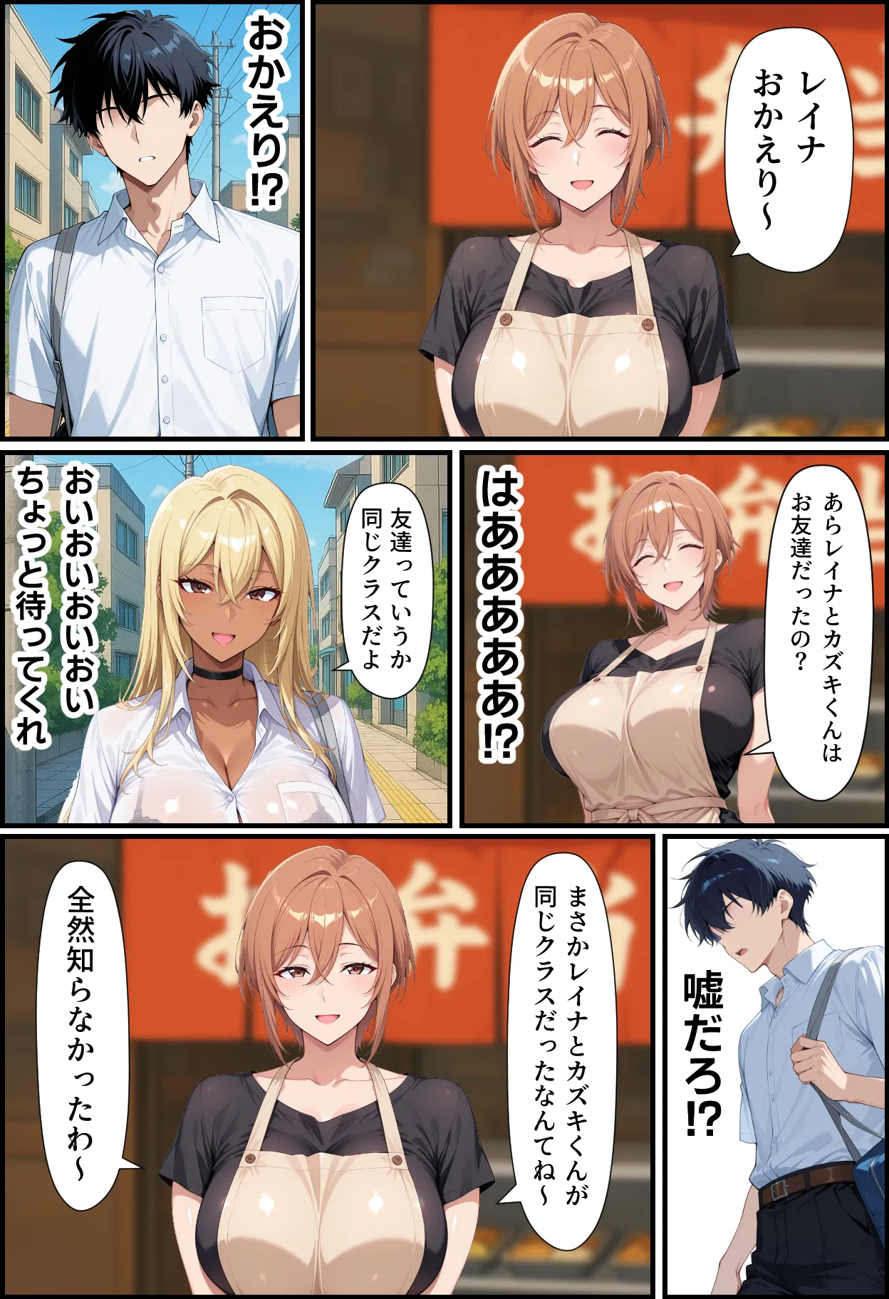 毎日通っている弁当屋の娘が同じクラスの黒ギャルだった話 - 2ページ