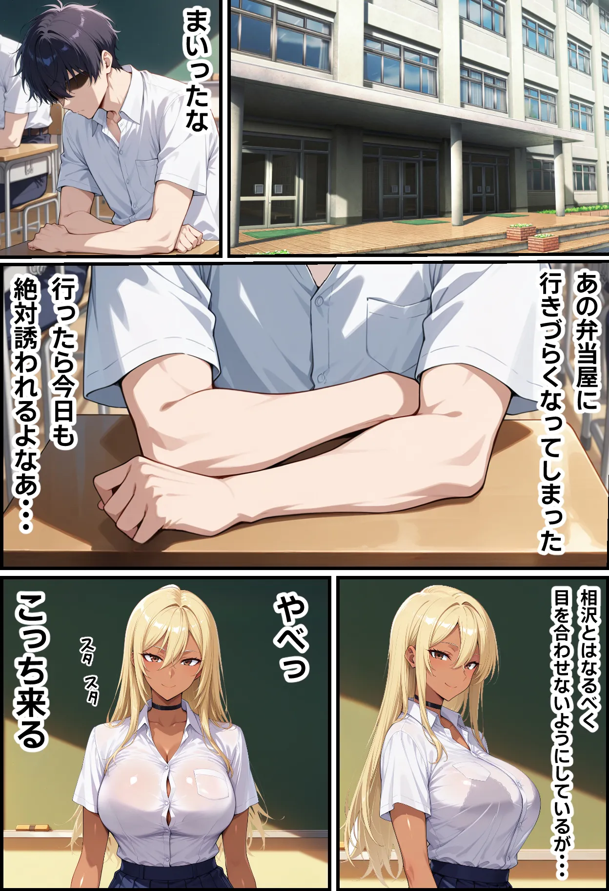 毎日通っている弁当屋の娘が同じクラスの黒ギャルだった話 - 9ページ