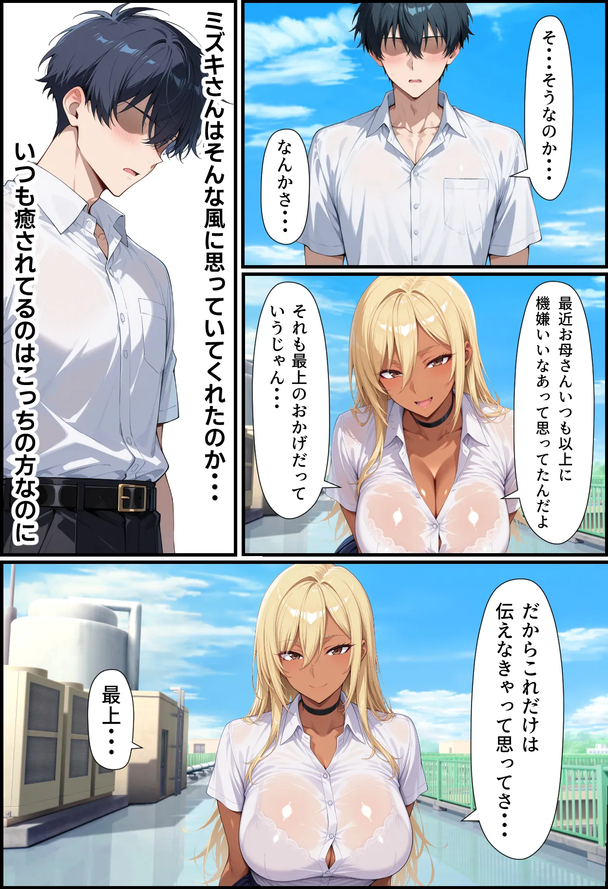 毎日通っている弁当屋の娘が同じクラスの黒ギャルだった話 - 14ページ